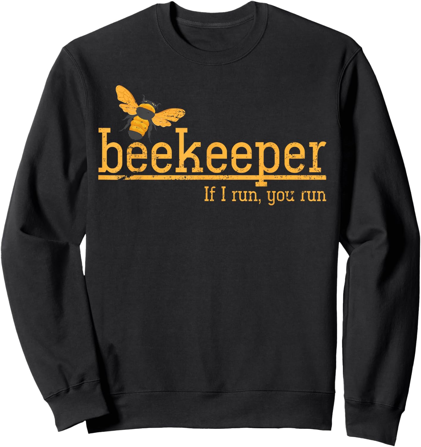 Funny Bee Hive Honey Lover Gift Beekeeper Sweatshirt - Sweatshirt | Black