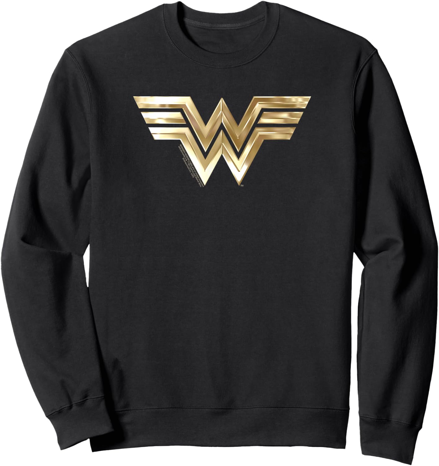 Wonder Woman 1984 Golden Logo Sweatshirt - Sweatshirt | Black