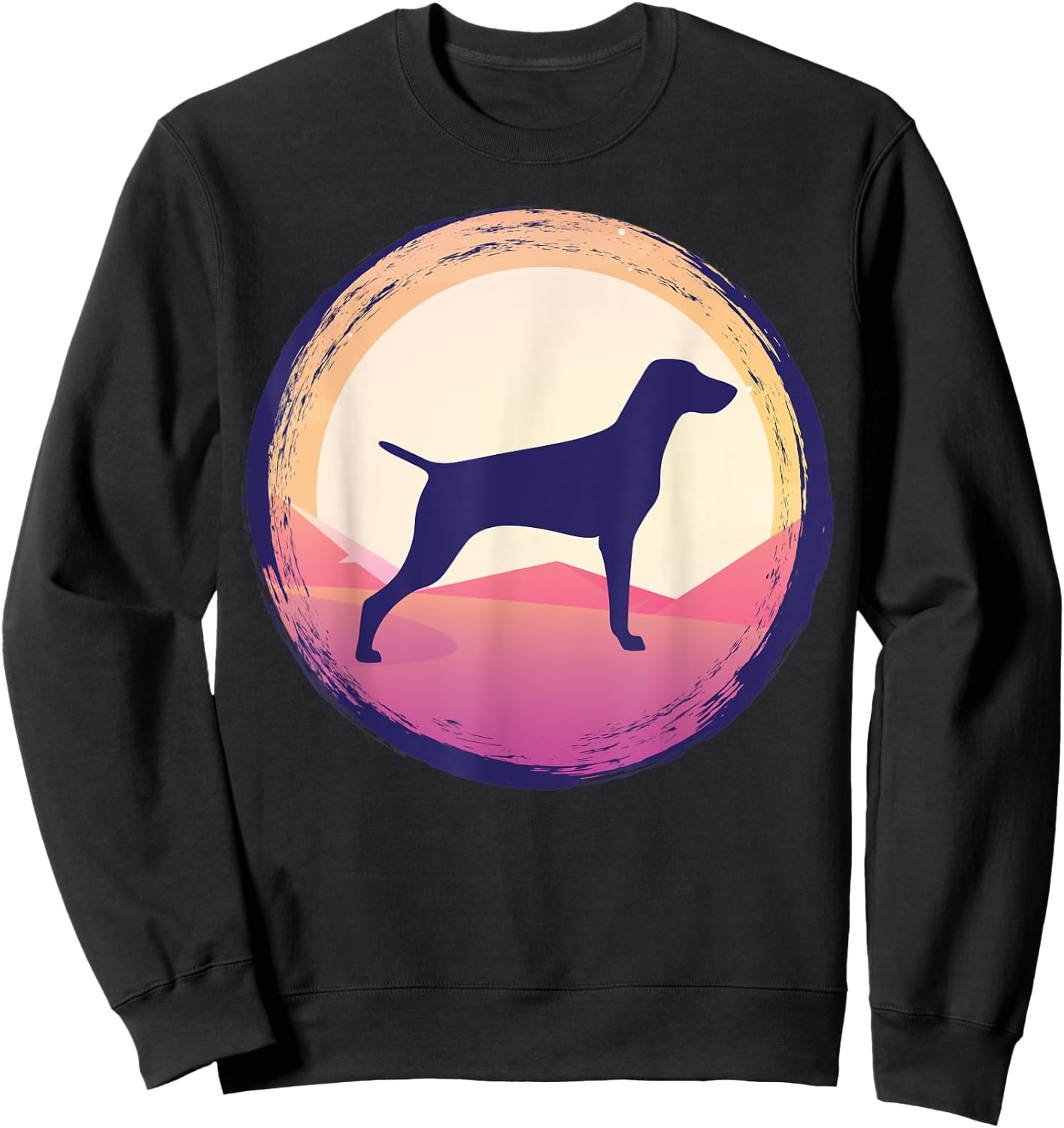 Weimaraner Dog Breed Sweatshirt - Sweatshirt | Black