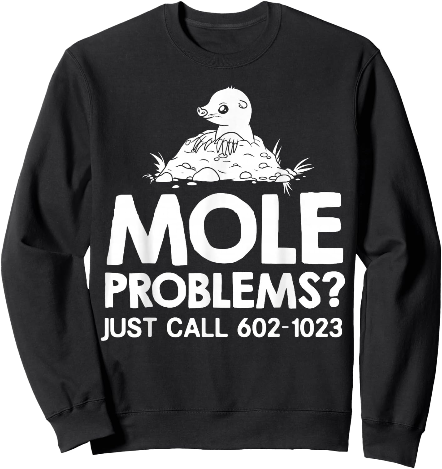 Mole Day Chemistry Gift Hunter Chemist Sweatshirt - Sweatshirt | Black