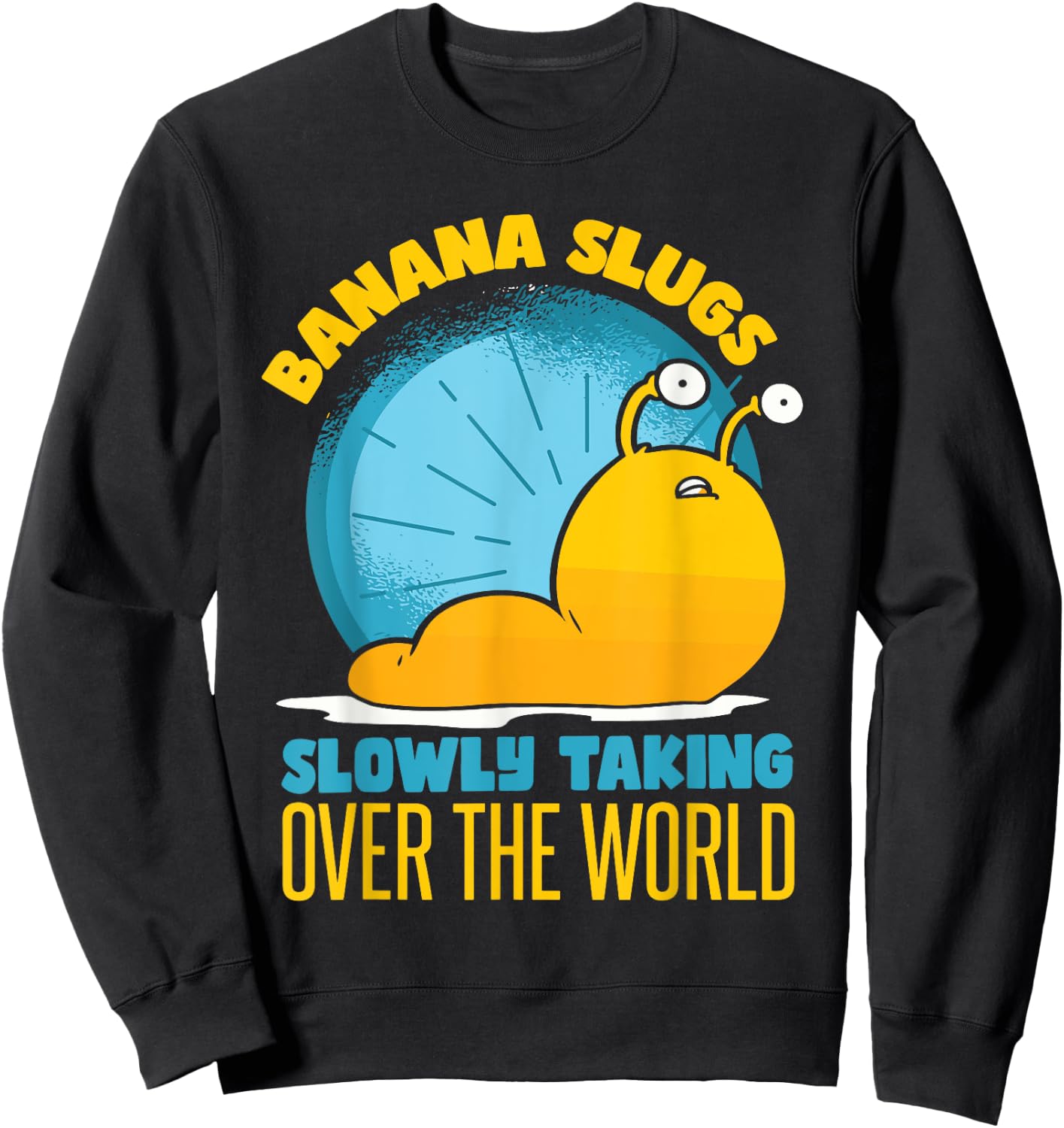 Banana Slug Boys Kids Toddler Sweatshirt - Sweatshirt | Black