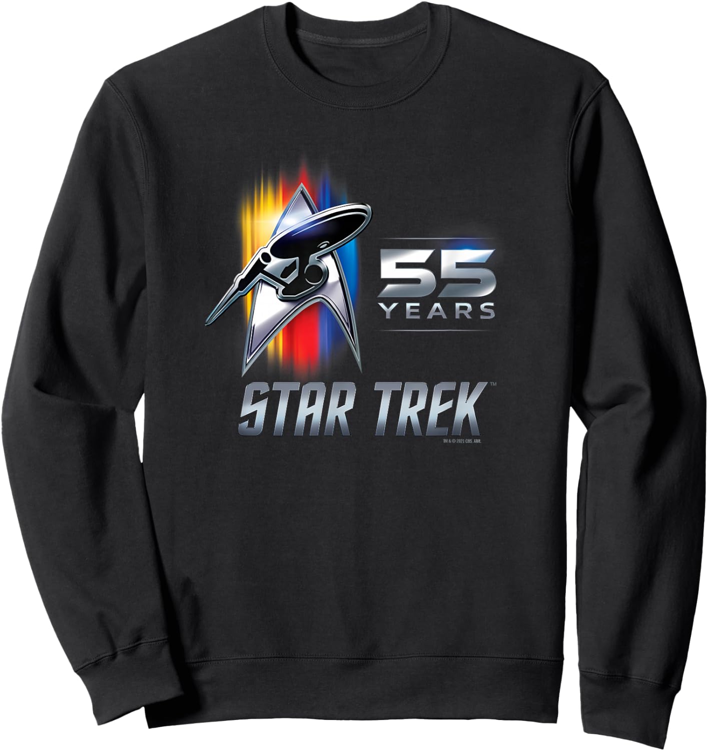 Star Trek 55th Anniversary Sweatshirt - Sweatshirt | Black