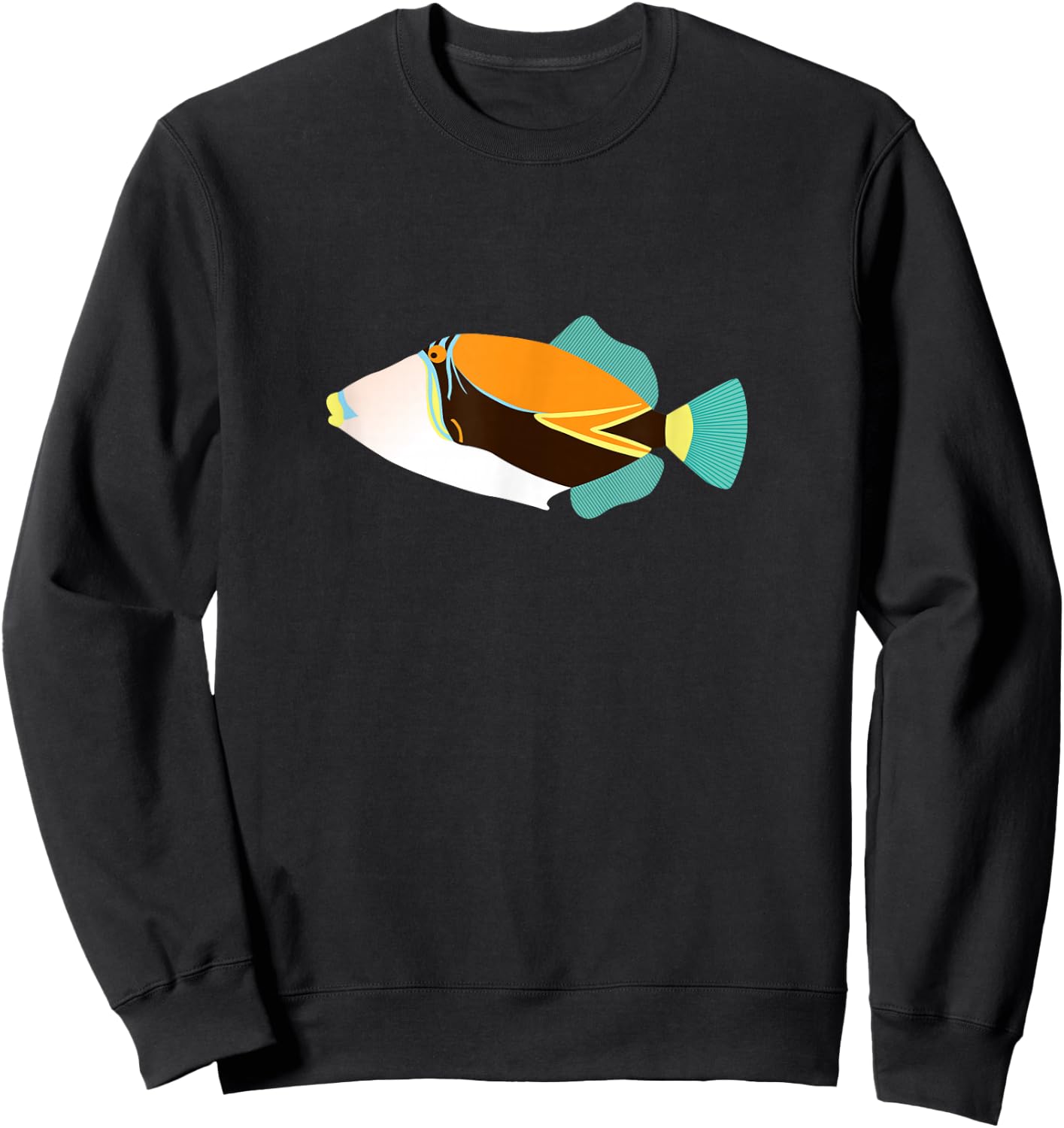 Humuhumunukunukuapu'a Hawaii State Fish Sweatshirt - Sweatshirt | Black