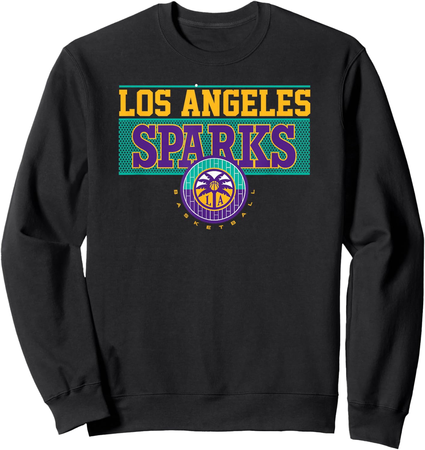 WNBA Los Angeles Sparks Half Court Sweatshirt - Sweatshirt | Black
