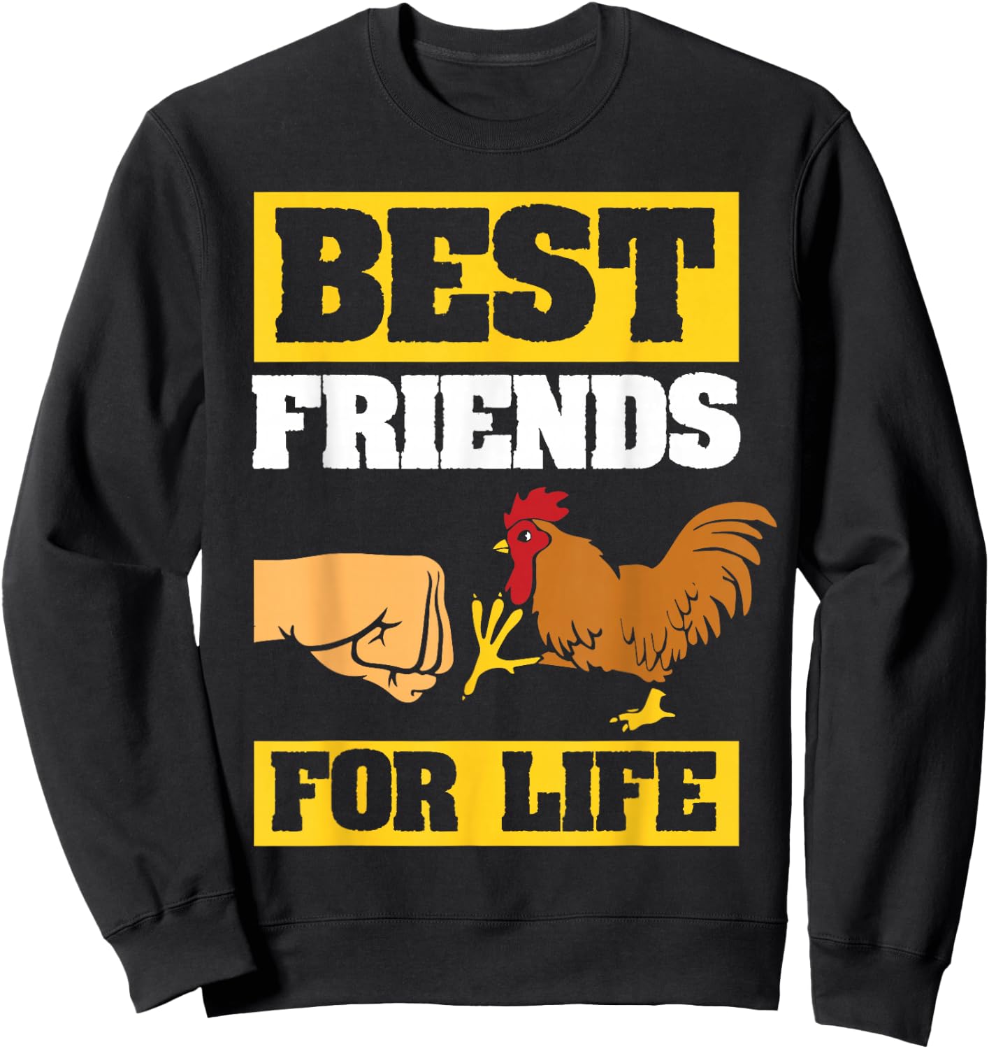 Best Friend Chicken Whisper Sweatshirt - Sweatshirt | Black