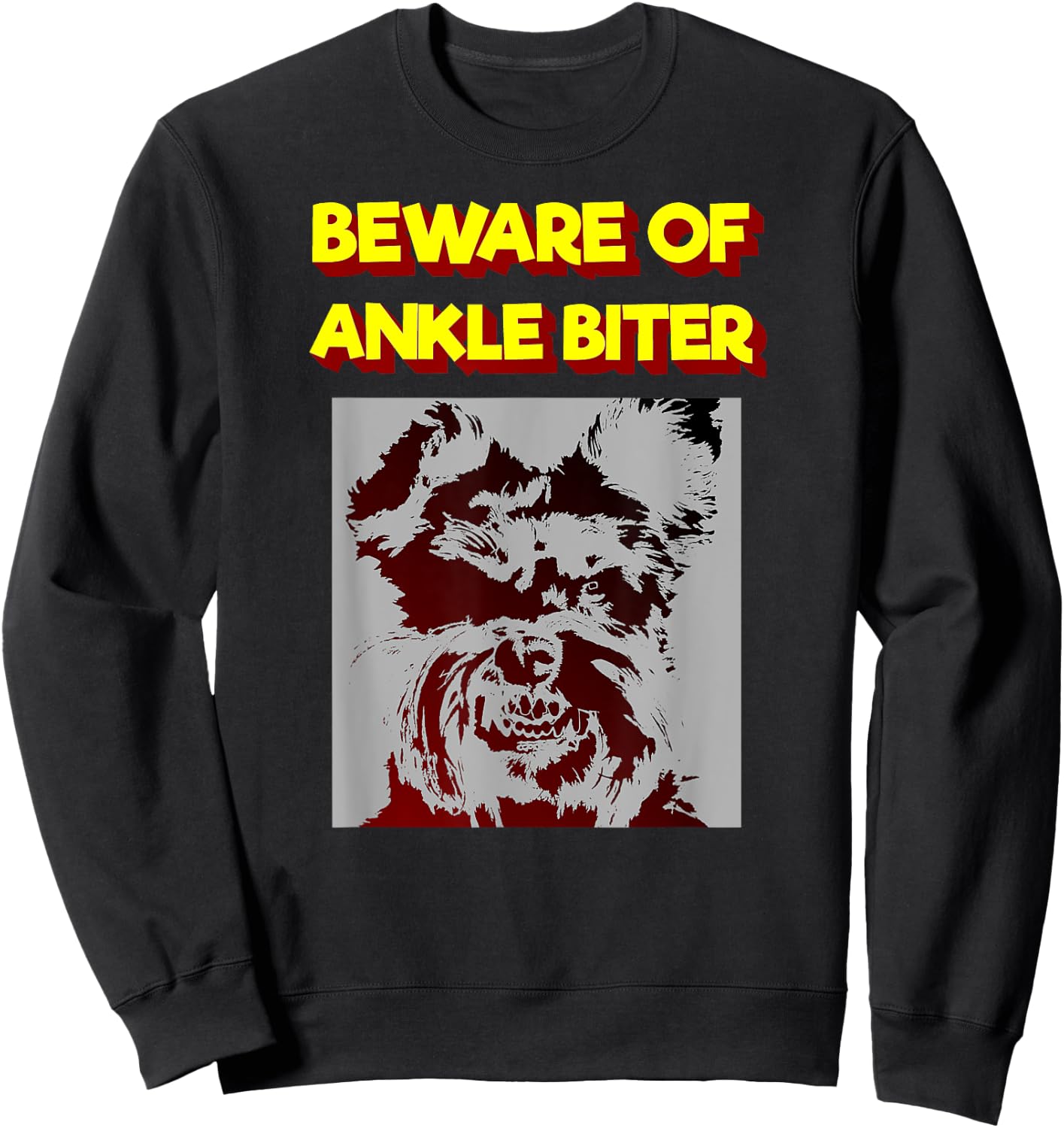 Beware Of Ankle Biter Sweatshirt - Sweatshirt | Black