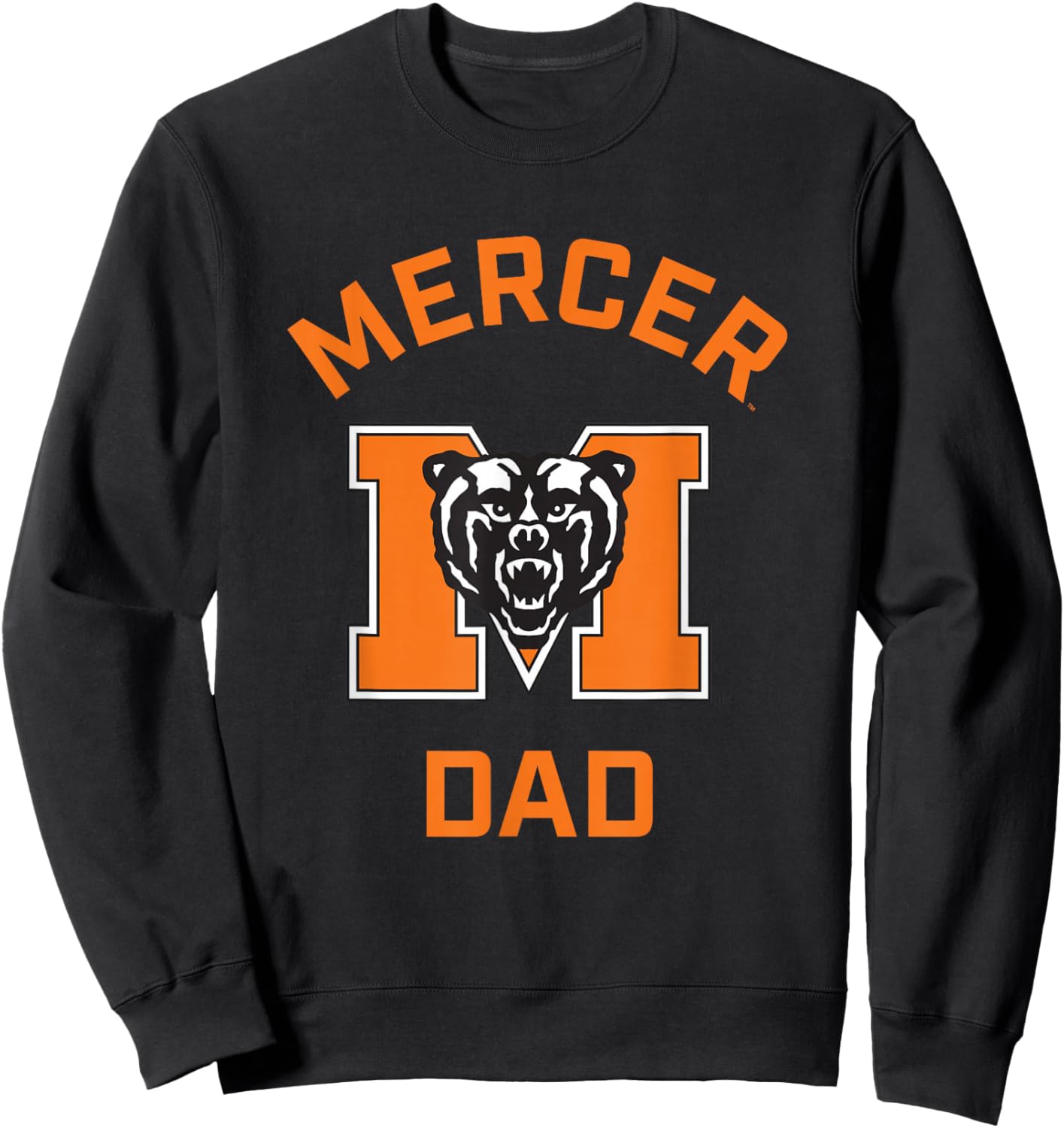 Mercer University Bears Arched Dad Sweatshirt - Sweatshirt | Black