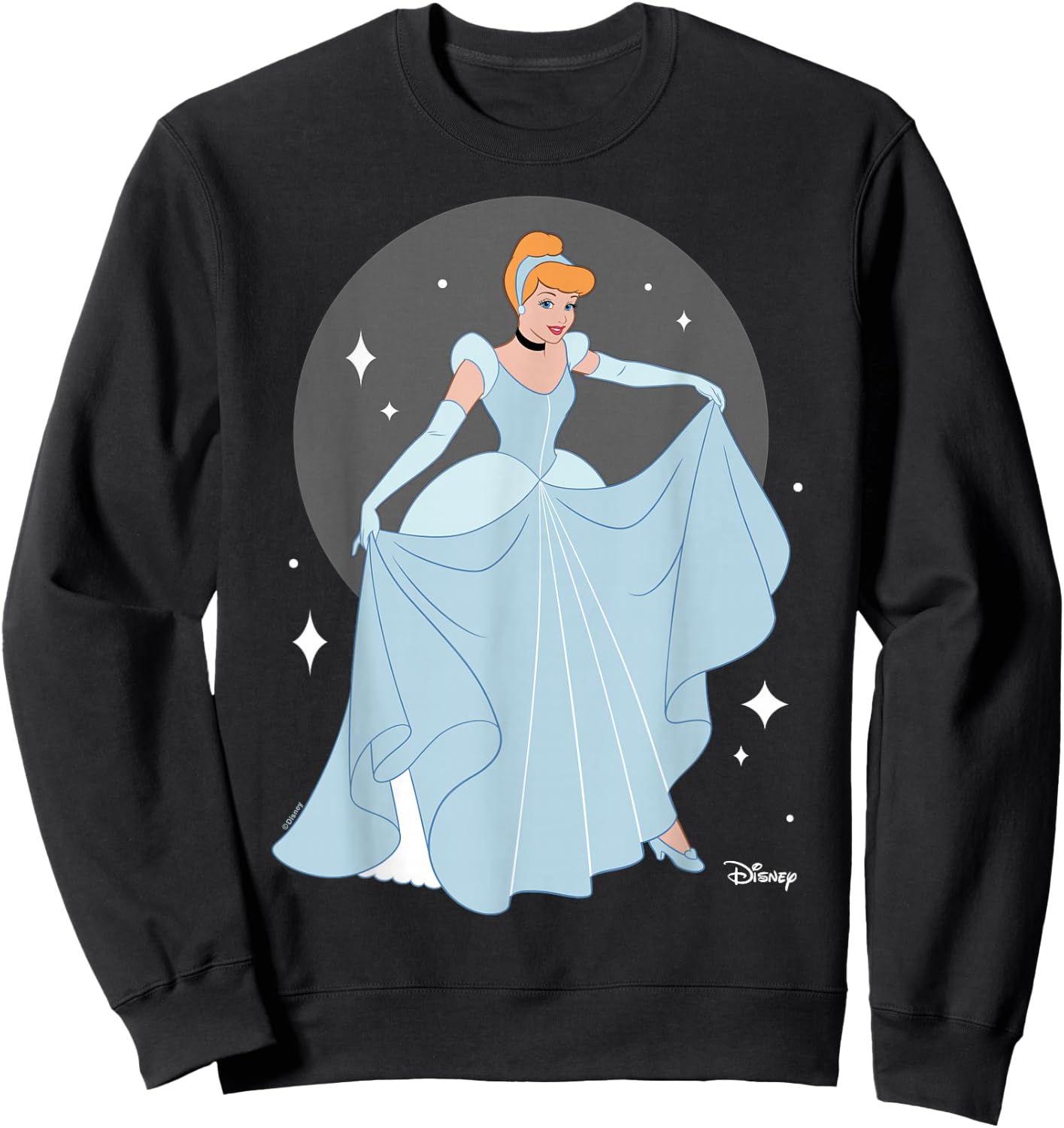 Disney Princess - Cinderella Sparkles Curtesy Sweatshirt - Sweatshirt | Black