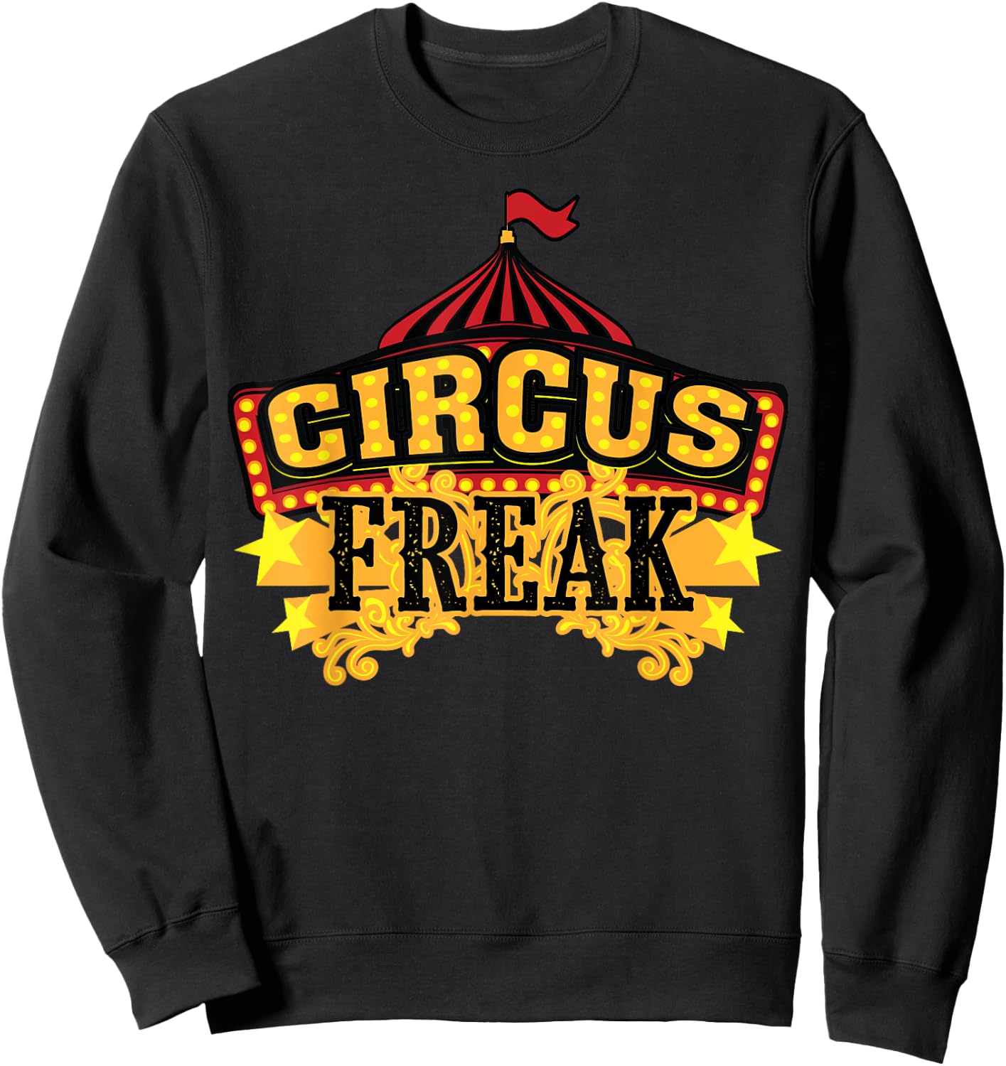 Funny Circus Freak Gift | Cute Carnival Fan Boys Girls Kids Sweatshirt - Sweatshirt | Black