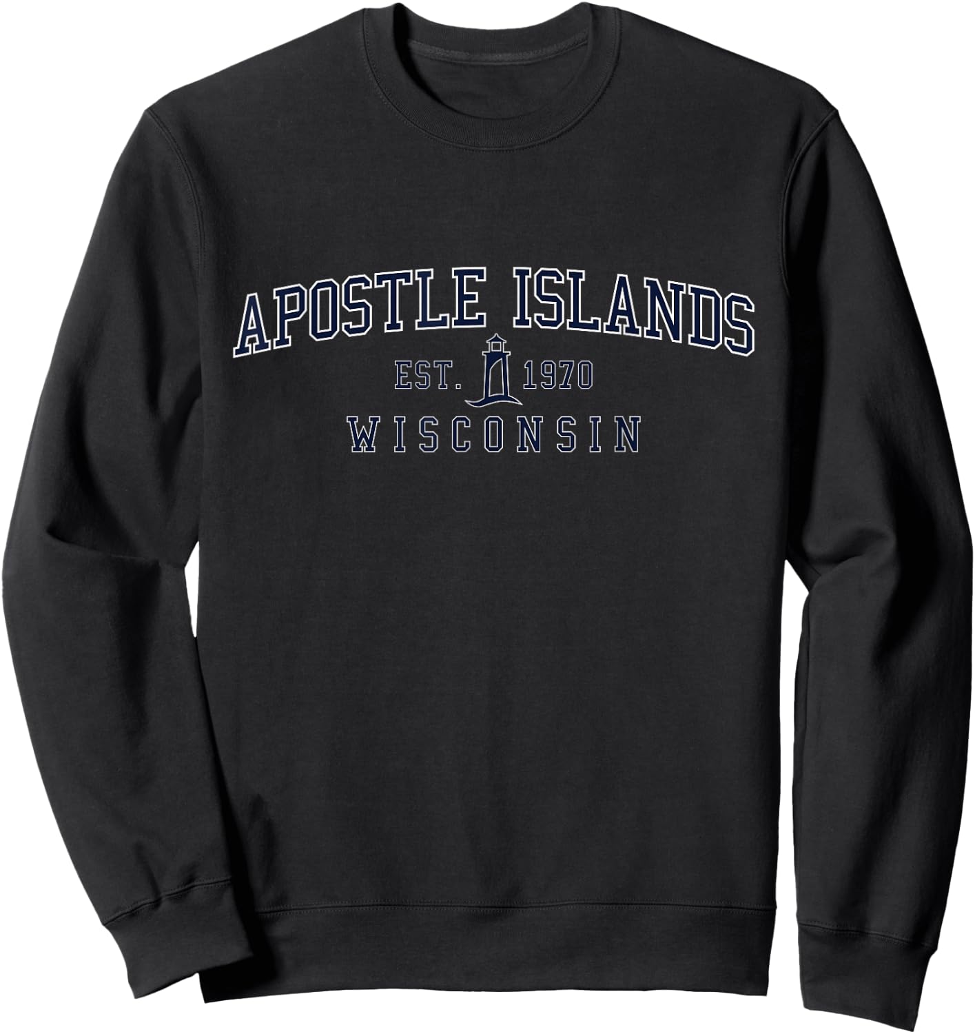 Apostle Islands Wisconsin Sweatshirt - Sweatshirt | Black