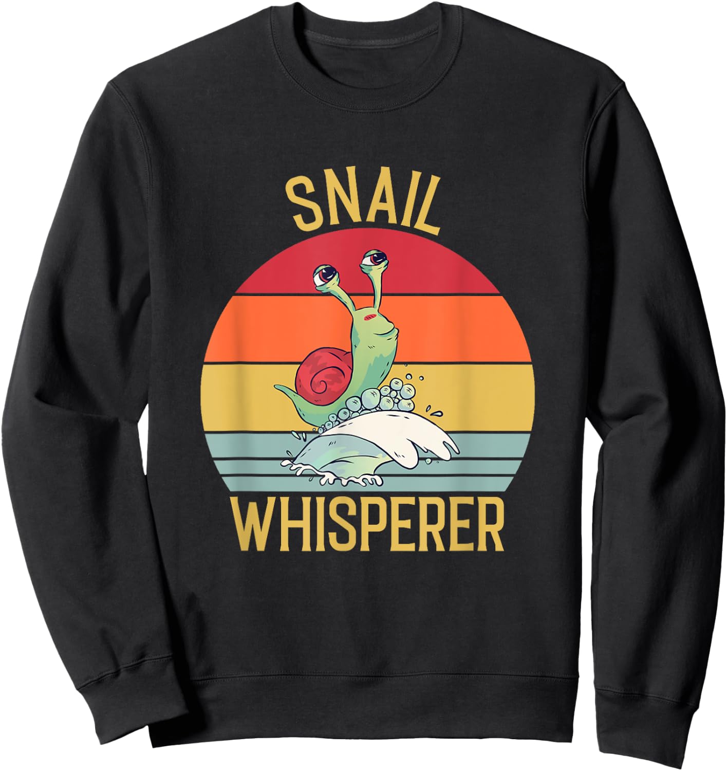 Snail Whisperer Sweatshirt - Sweatshirt | Black