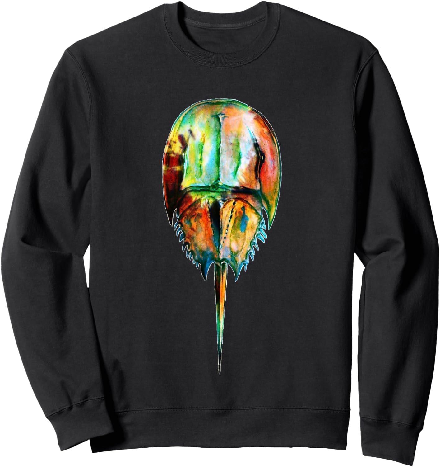 Tye Dye Horseshoe Crab Sweatshirt - Sweatshirt | Black