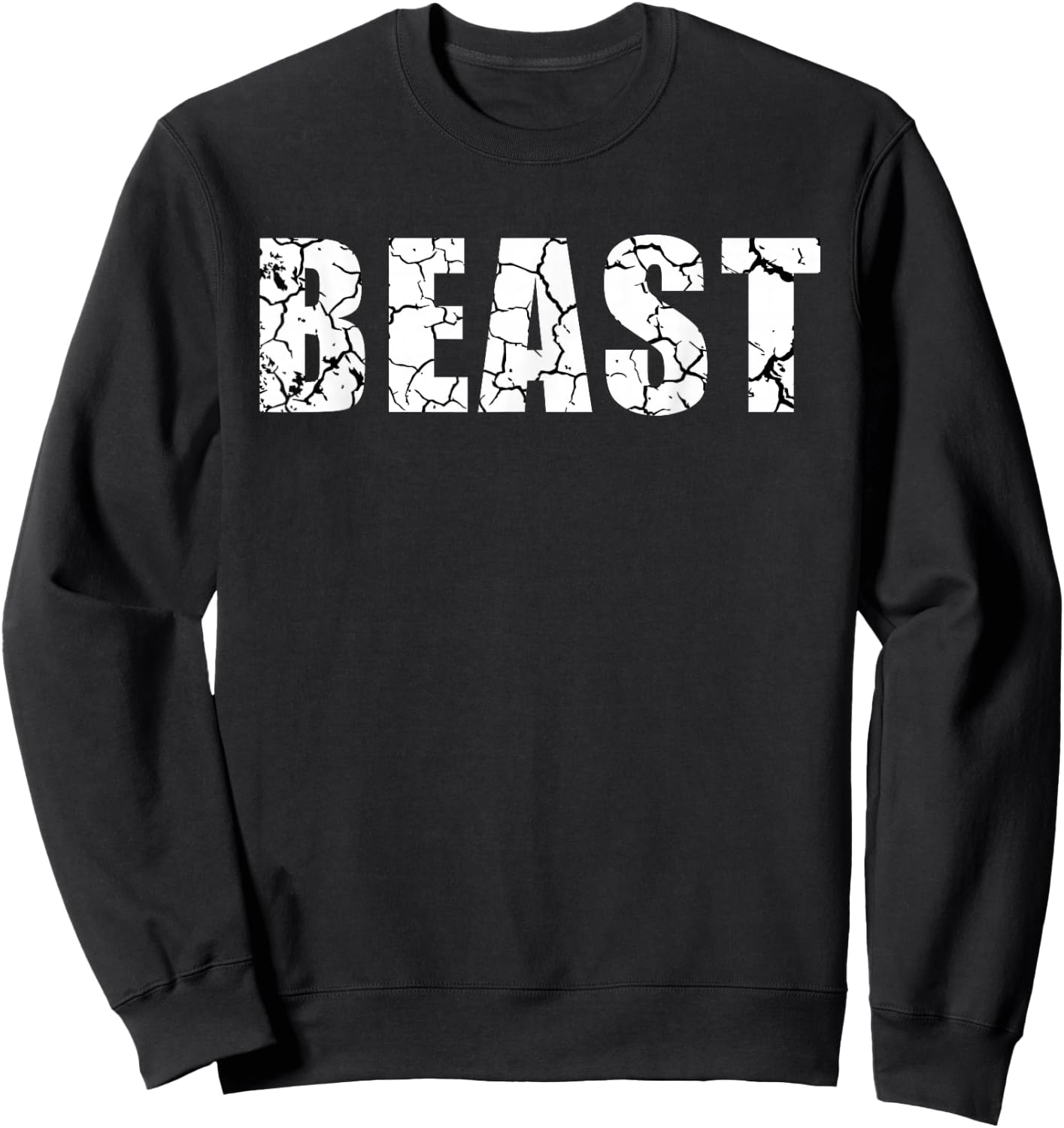 Beast Workout Gym Sport Mode Trendy Cool Looking Sweatshirt - Sweatshirt | Black
