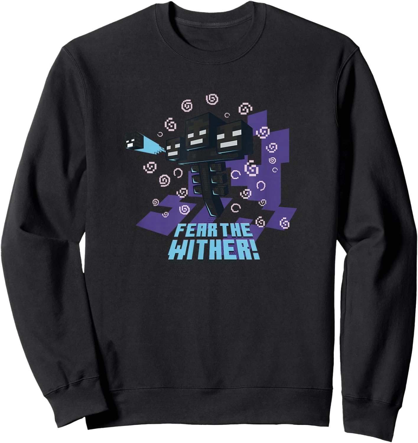 Minecraft Wither Fear The Wither! Small Sweatshirt - Sweatshirt | Black