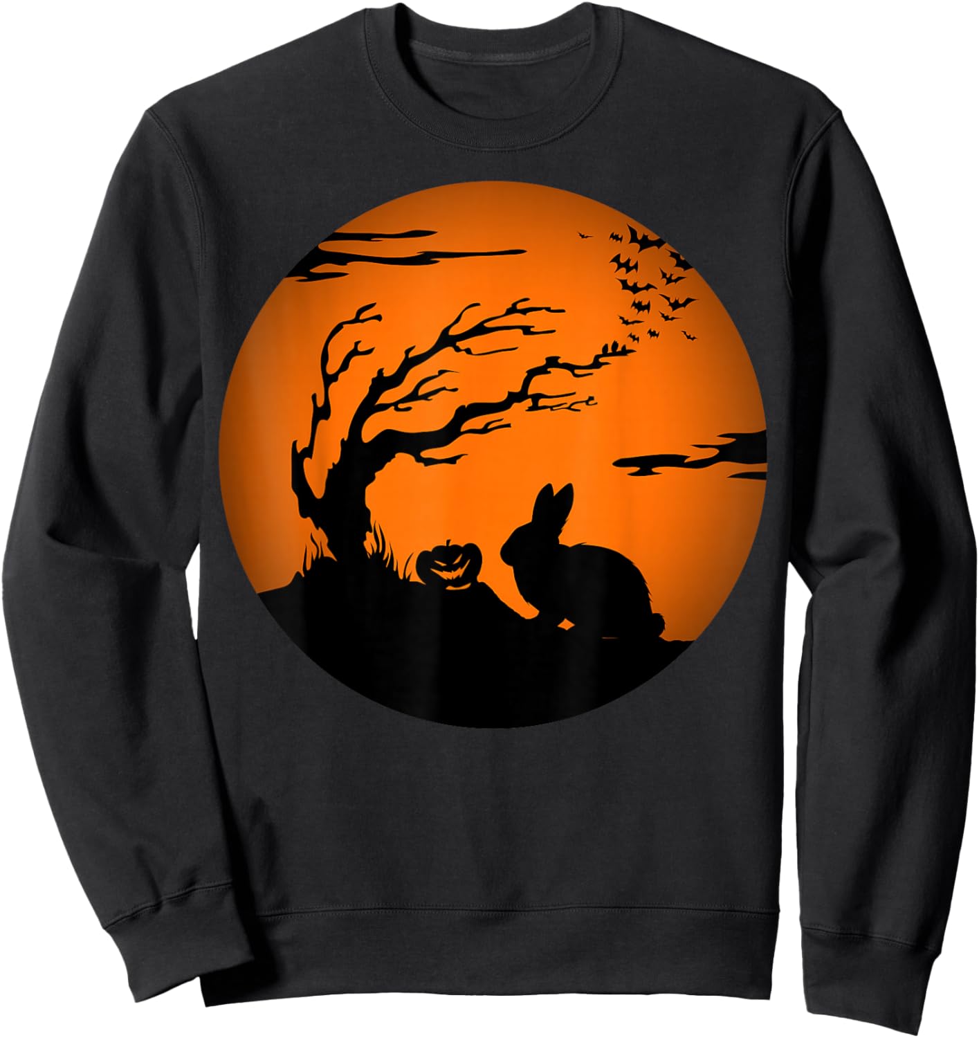Rabbit Halloween Sweatshirt - Sweatshirt | Black