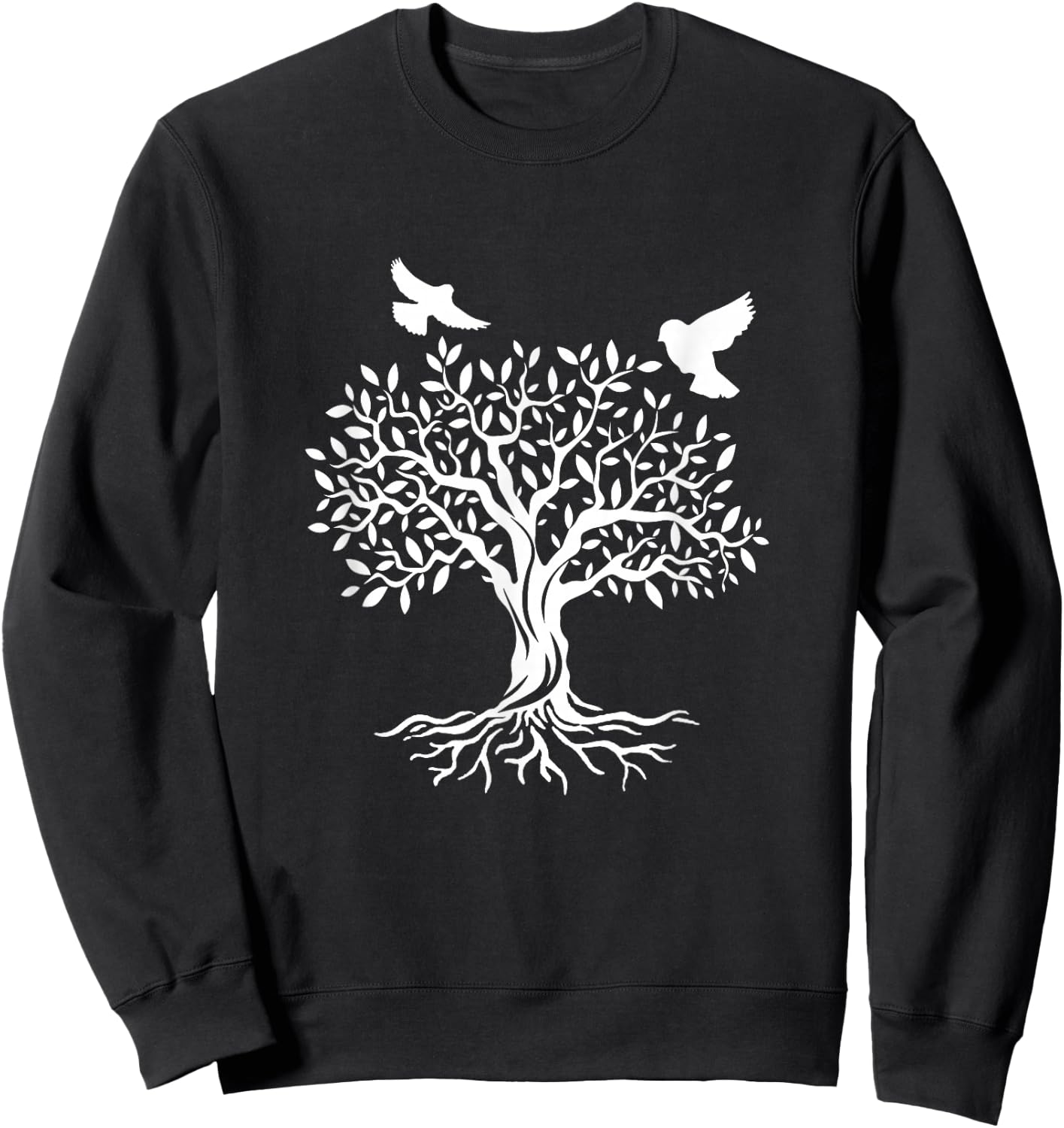 Yggdrasil Tree of life tree of life ravens vikings Sweatshirt - Sweatshirt | Black