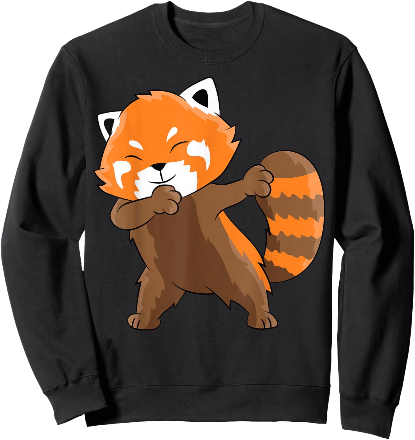 Dabbing Red Panda Dabbender Red Panda Sweatshirt - Sweatshirt | Black