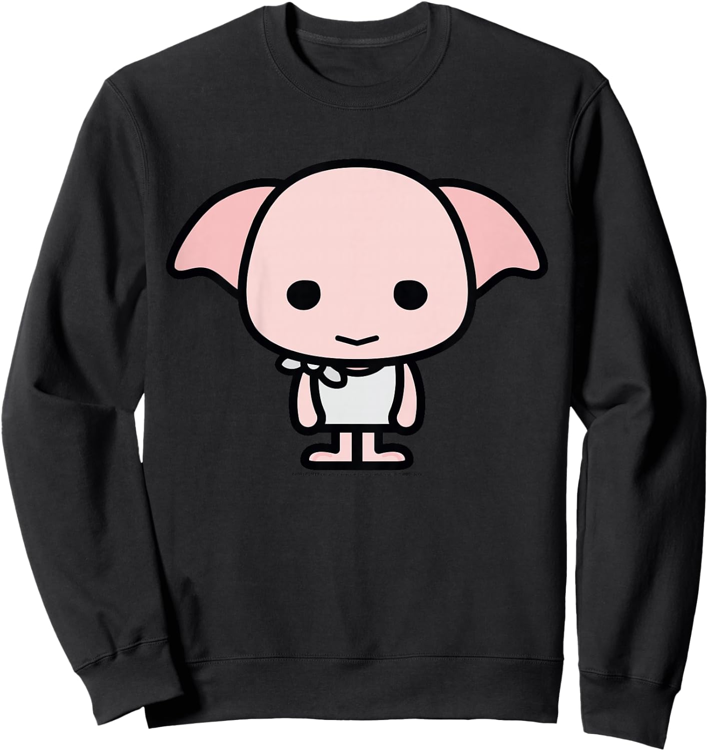 Kids Harry Potter Chibi Dobby Portrait Sweatshirt - Sweatshirt | Black