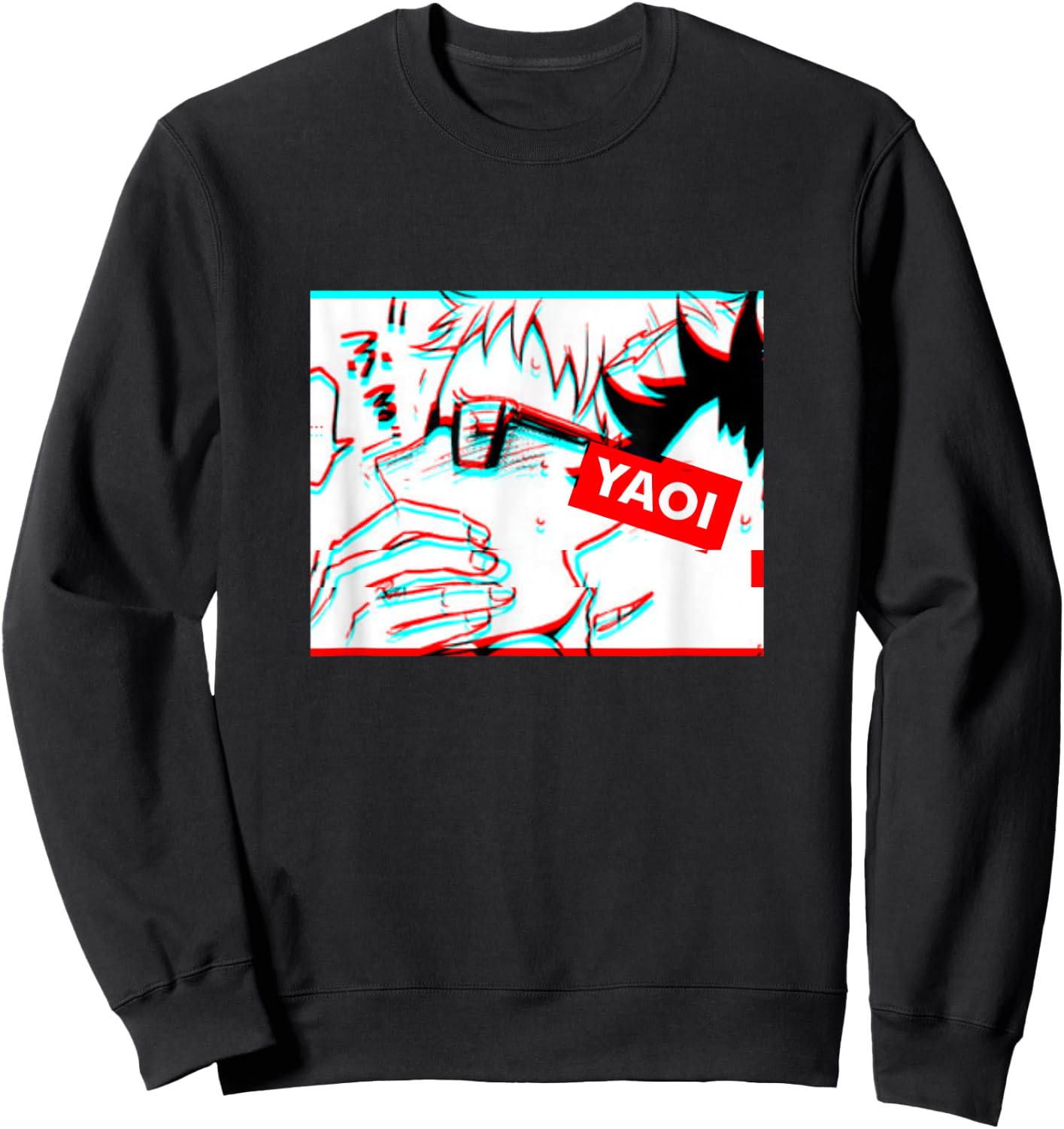 A Secret Lick Yaoi Fugoshi Fan BL Kink Sweatshirt - Sweatshirt | Black