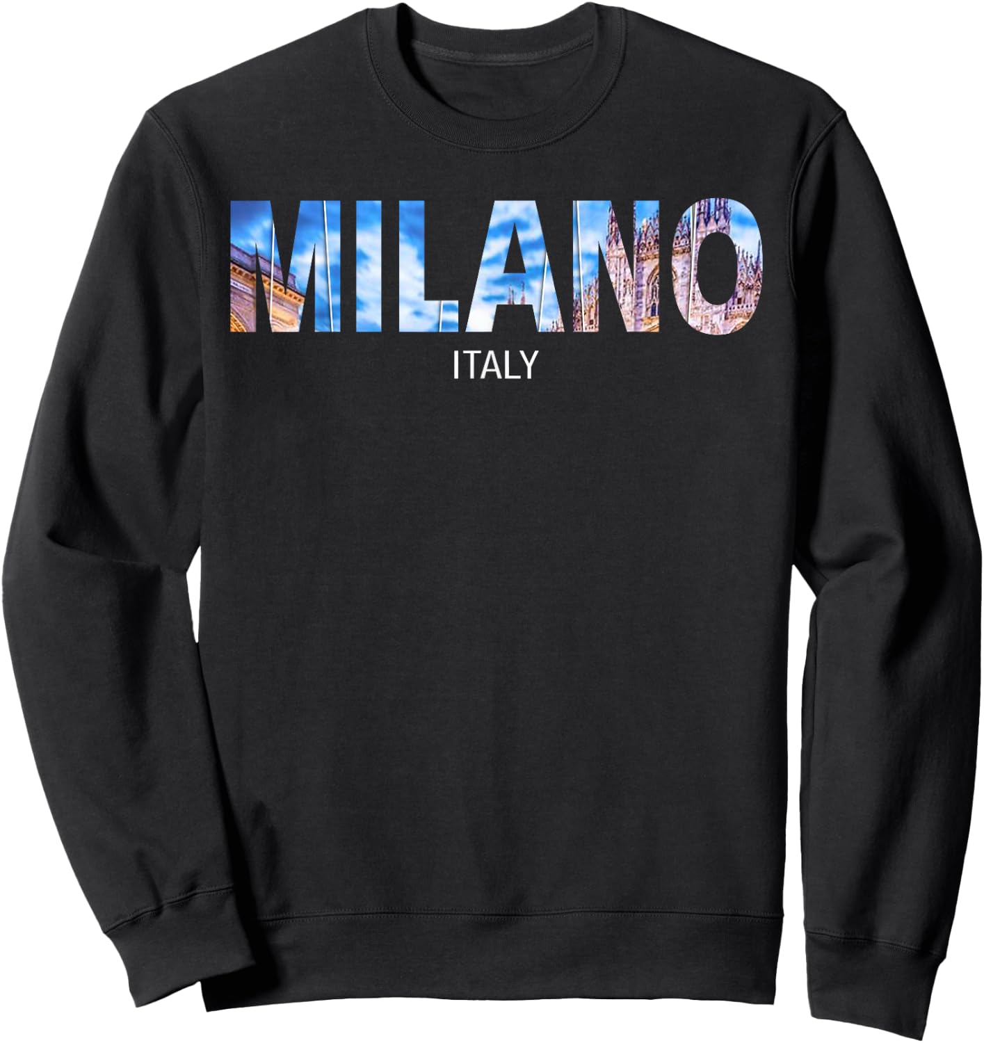 Milano Shirts Men Milano Italy Souvenirs Gifts Sweatshirt - Sweatshirt | Black