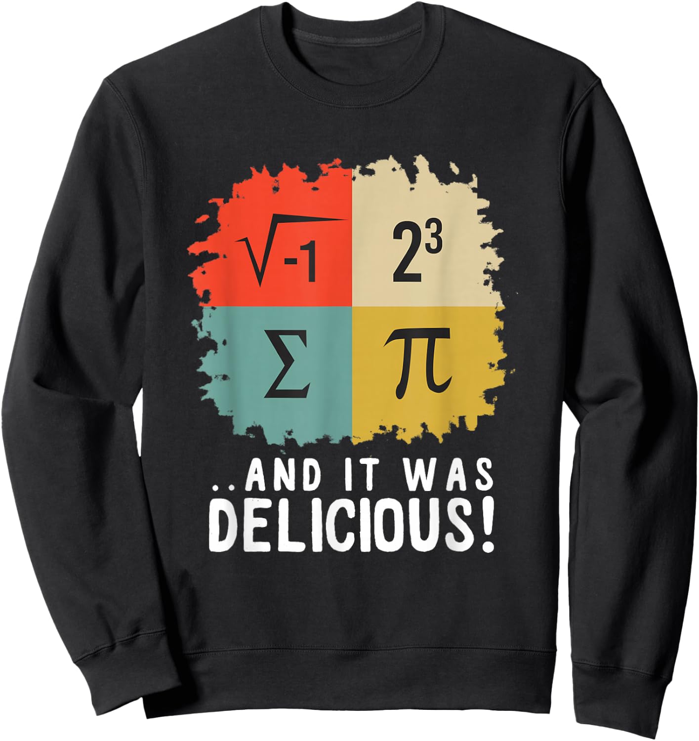 Math Funny Algebra Equation I Love Mathematics Sweatshirt - Sweatshirt | Black