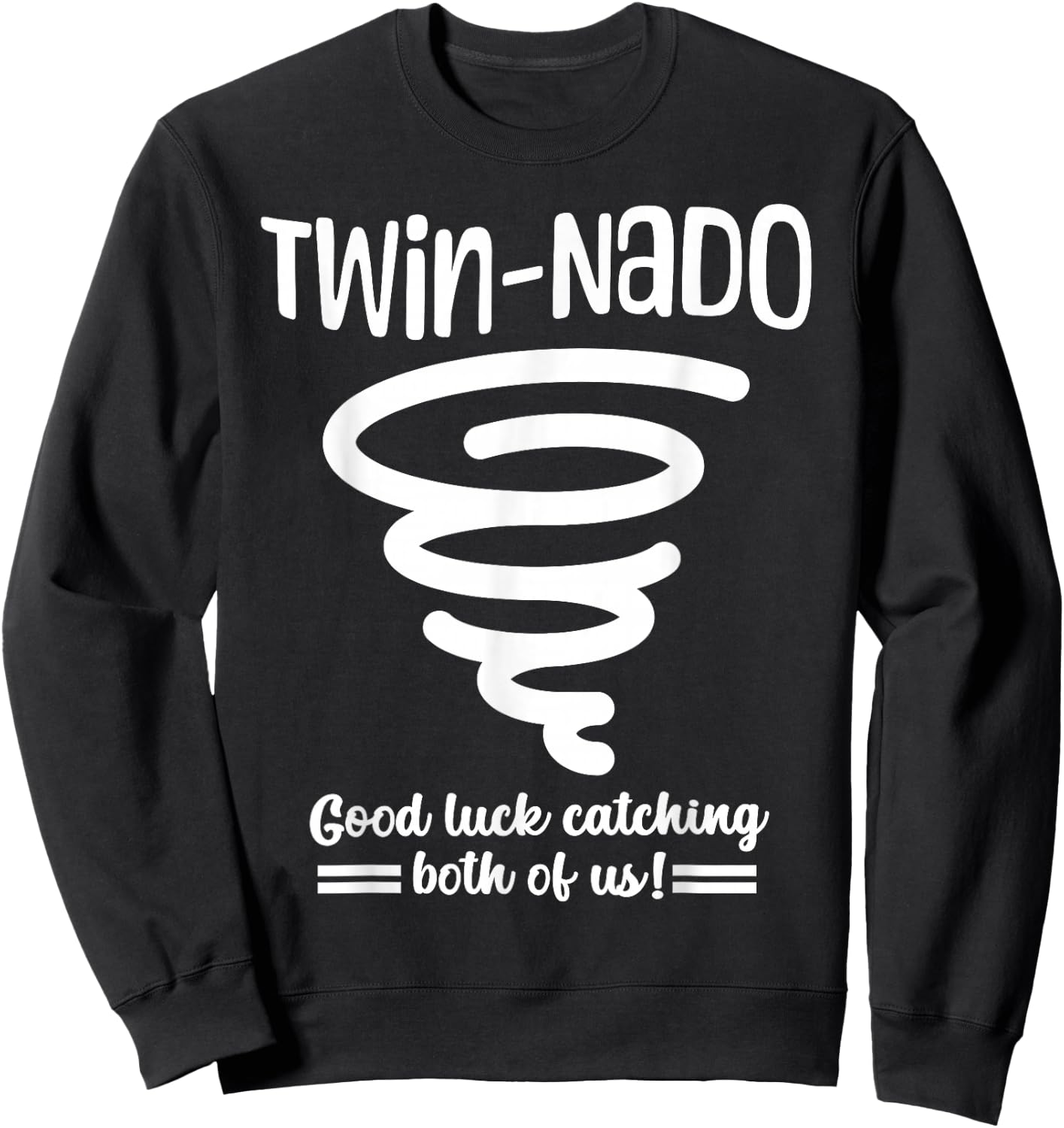 Tornado Twin Day for Spirit Week Best Friend Twinning Sister Sweatshirt - Sweatshirt | Black