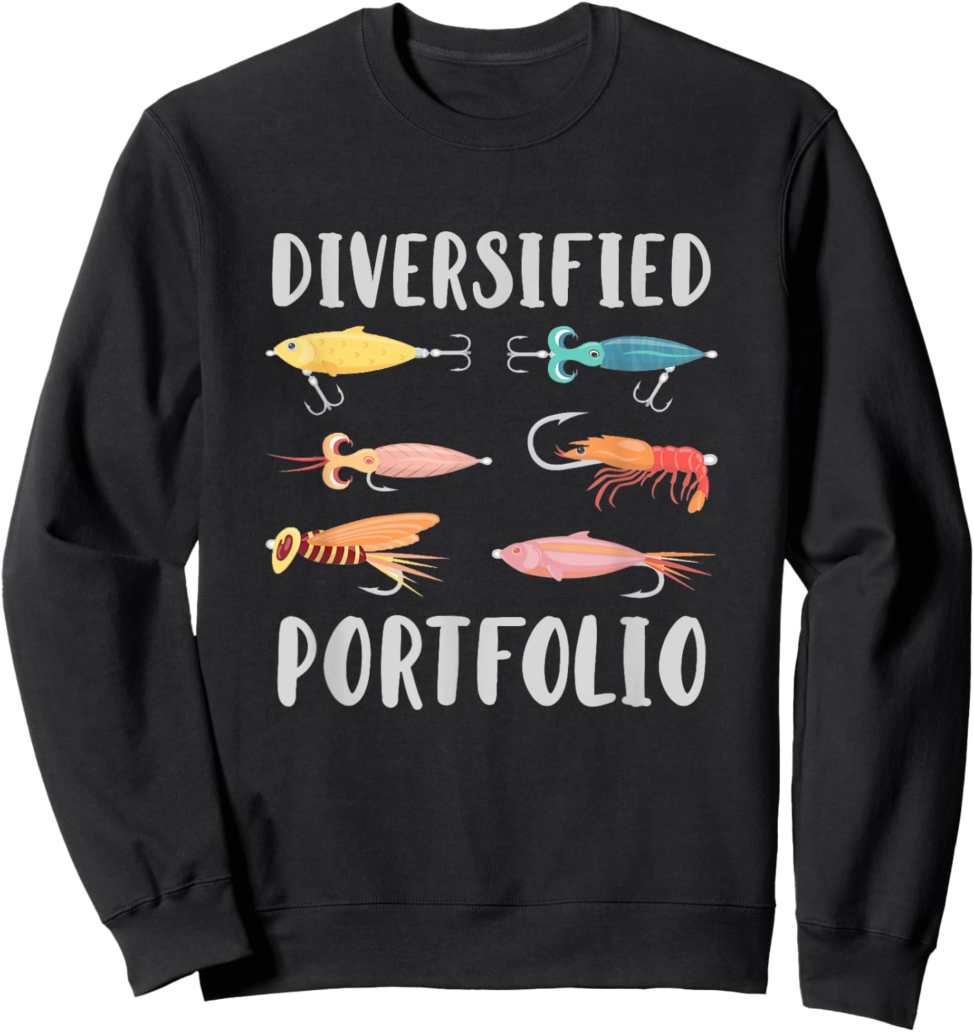 Diversified Portfolio Fishing Sweatshirt - Sweatshirt | Black