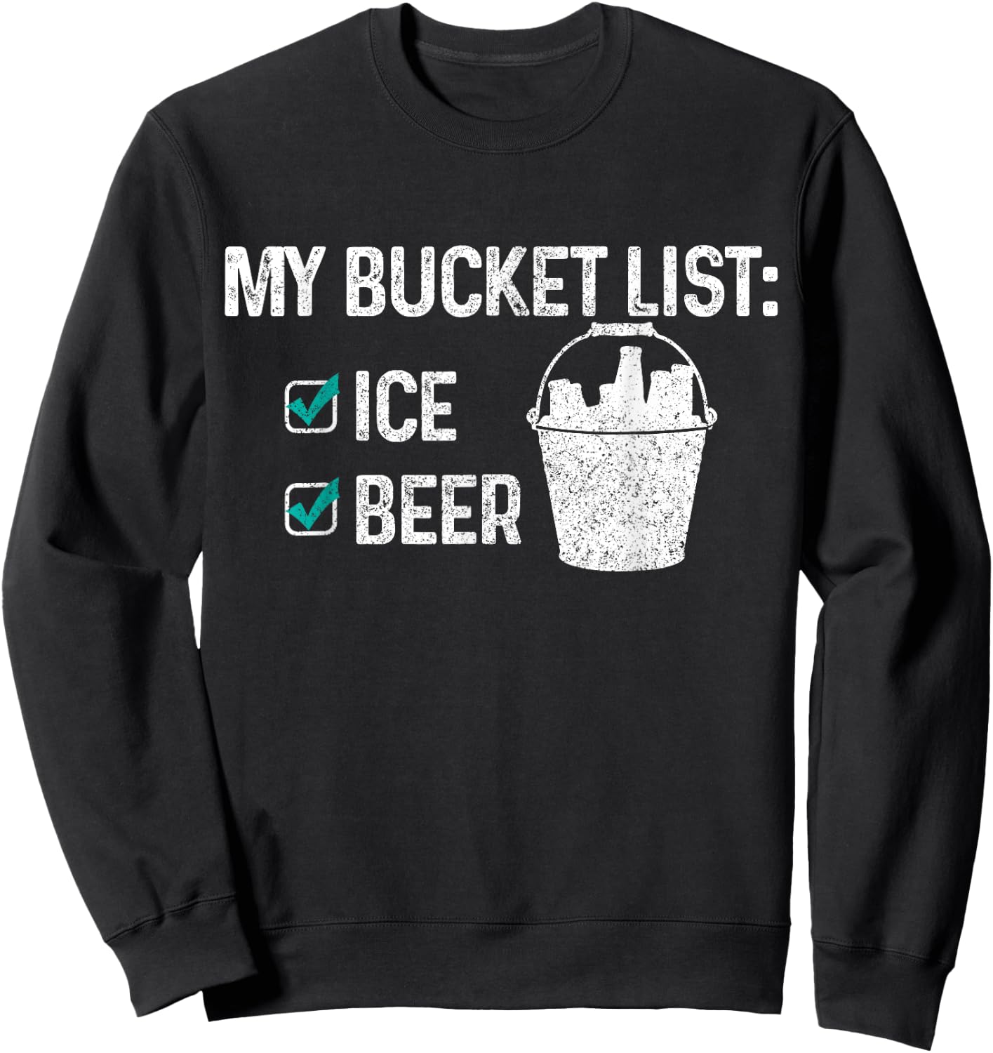 Beer Party Bucket List Mallorca Drinking Funny Malle Team Women Sweatshirt - Sweatshirt | Black