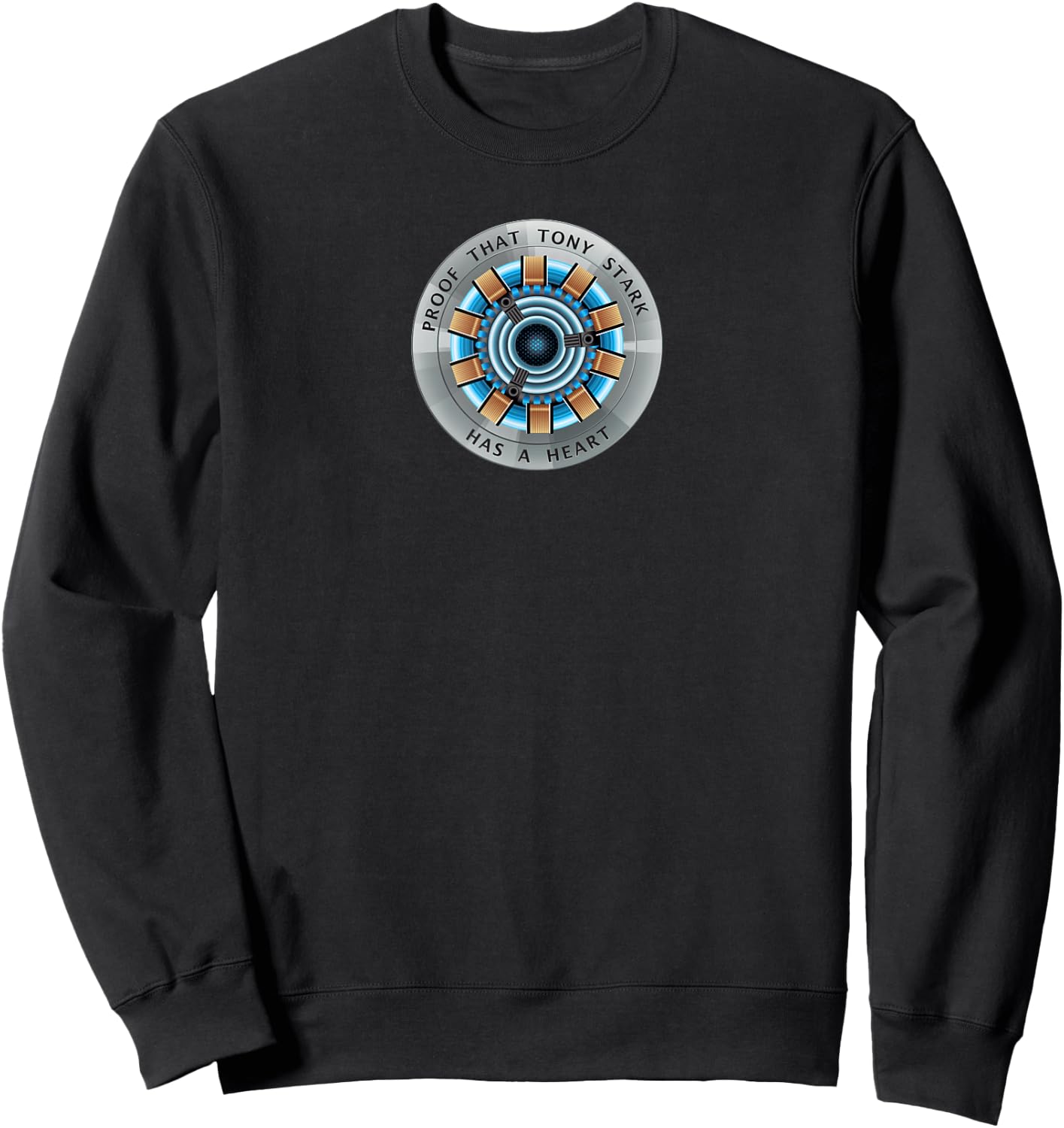 Marvel Avengers Endgame Tony Stark Has a Heart Sweatshirt - Sweatshirt | Black