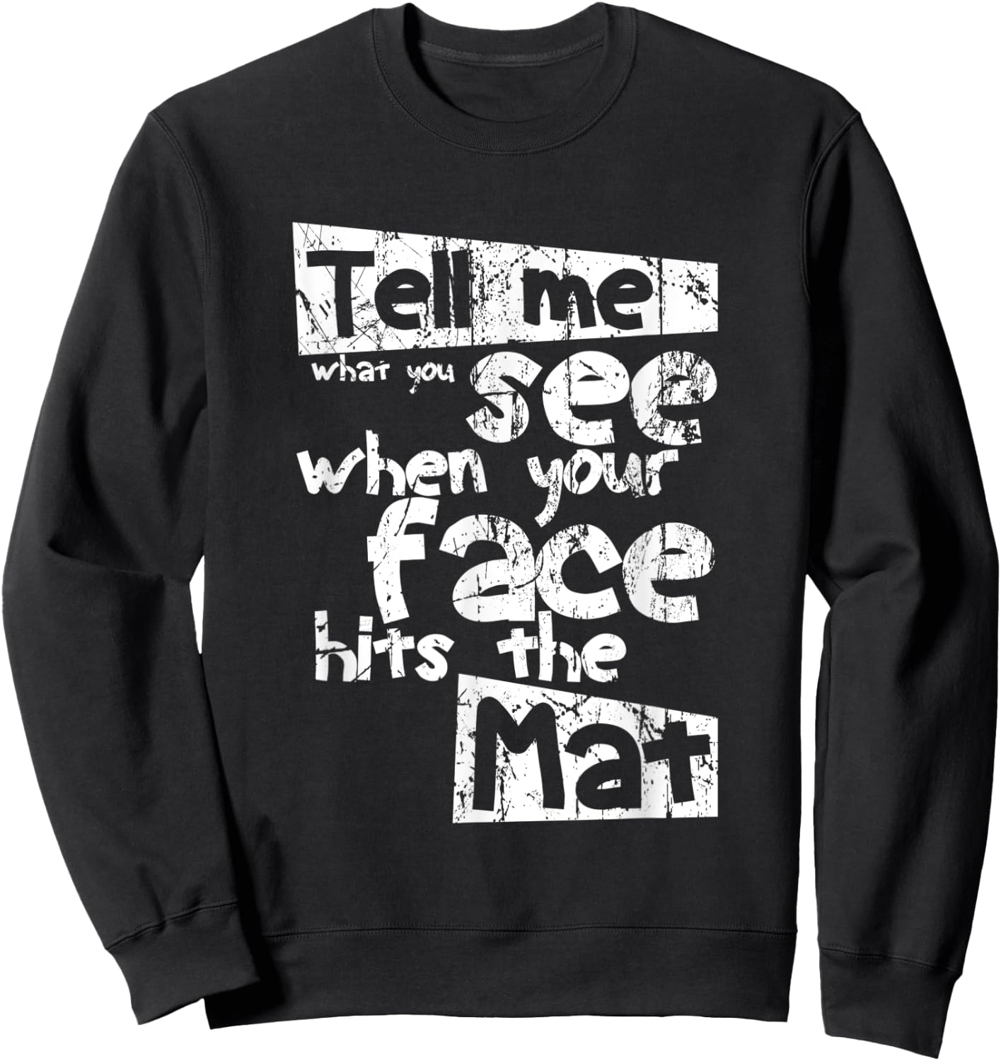 Funny Wrestling . Wrestler Apparel Sweatshirt - Sweatshirt | Black