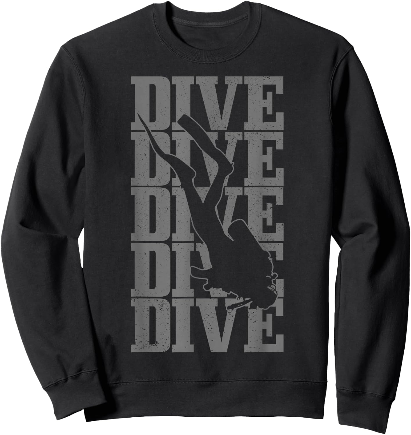Diver Dive Diving Gift Sweatshirt - Sweatshirt | Black