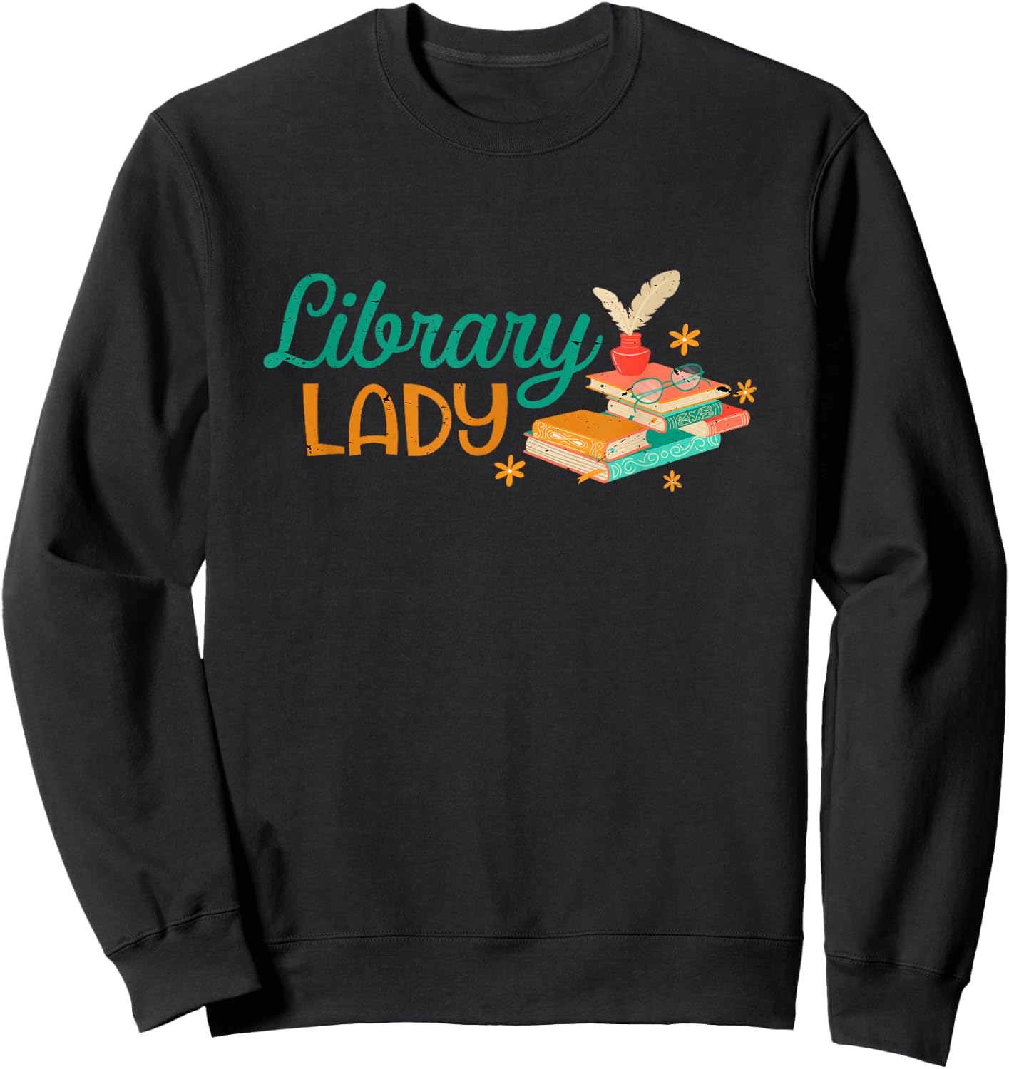 Librarian Bookworm Bookworm Sweatshirt - Sweatshirt | Black