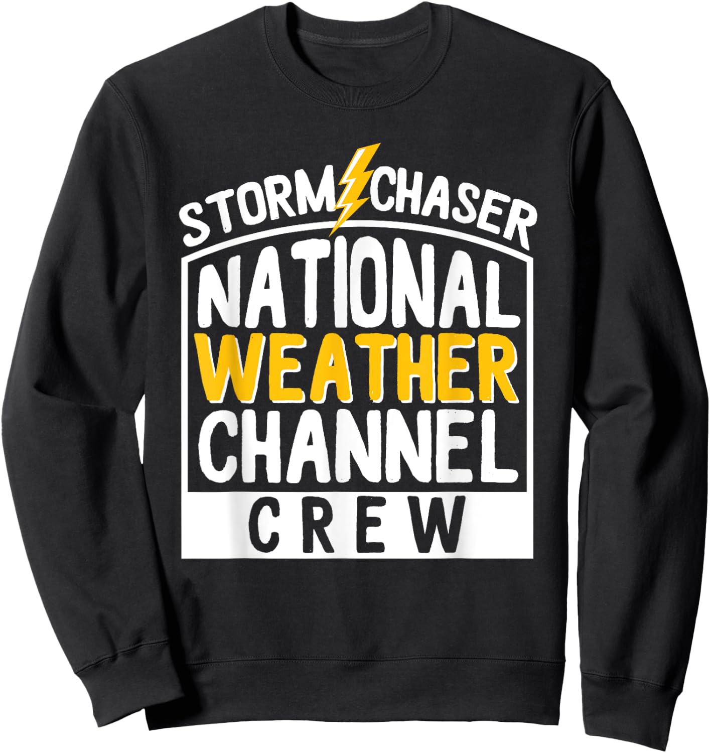 Storm Chase - National Weather Channel Crew Sweatshirt - Sweatshirt | Black