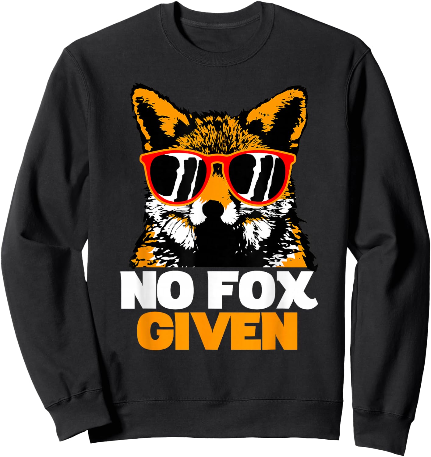 No Fox Given Sweatshirt - Sweatshirt | Black