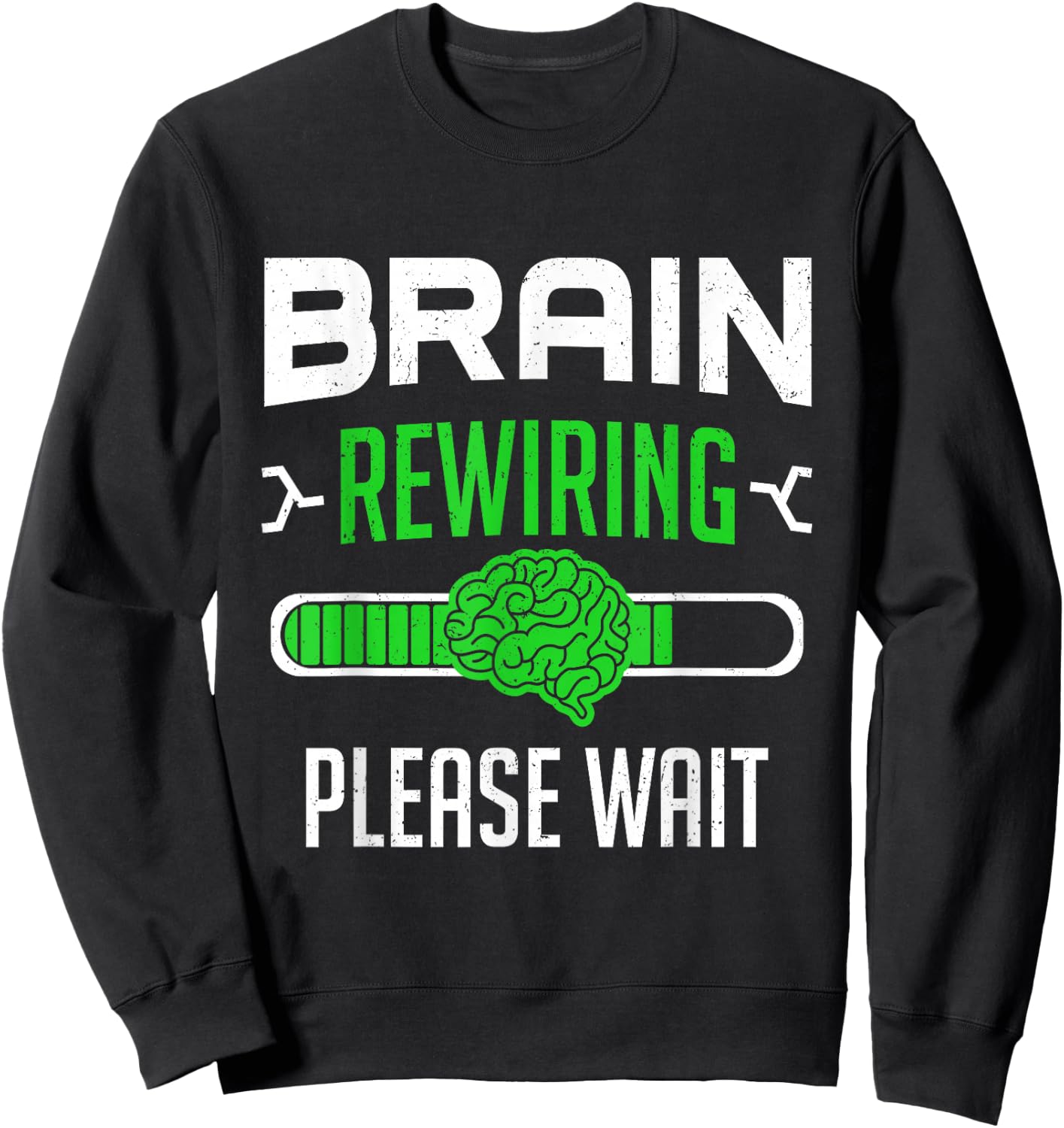 Brain Surgery Recovery Brain Injury Brain Tumor Survivor Sweatshirt - Sweatshirt | Black