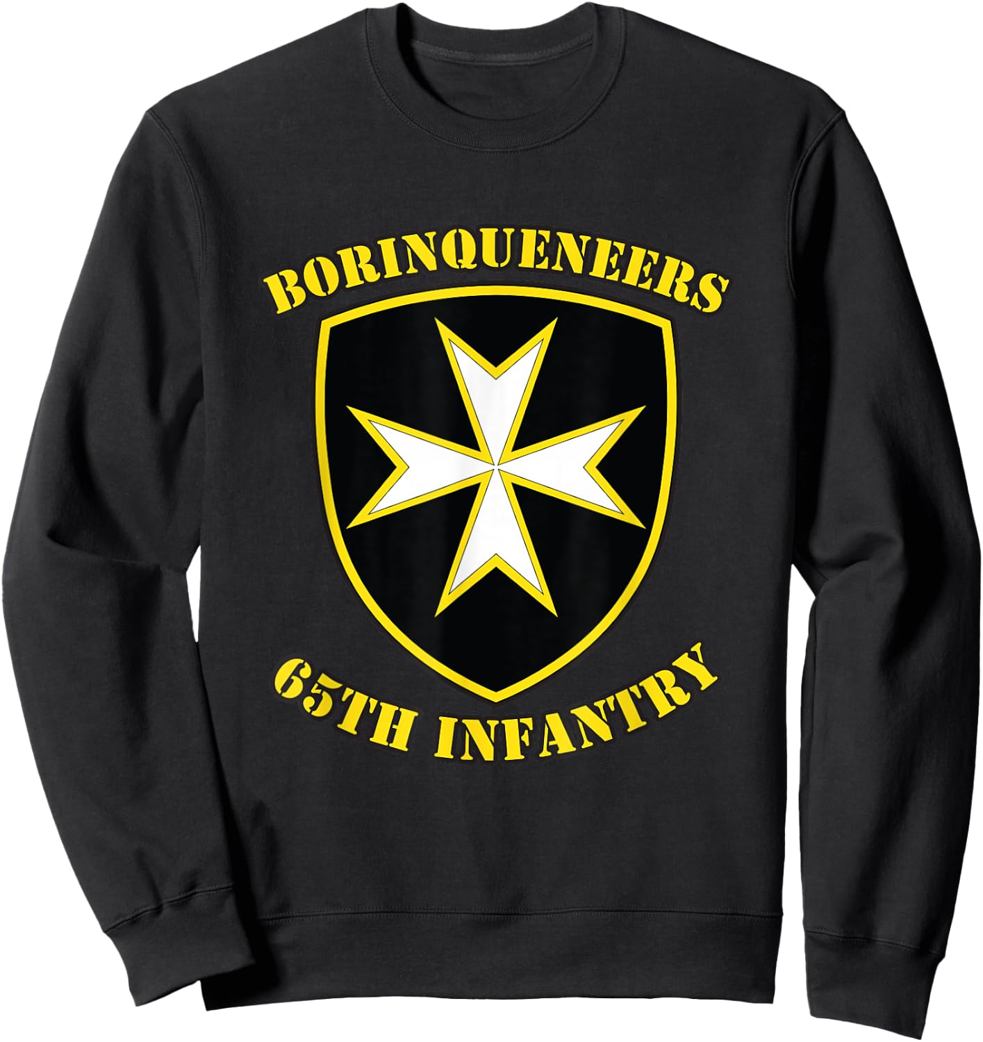 Borinqueneers 65th Infantry Sweatshirt - Sweatshirt | Black