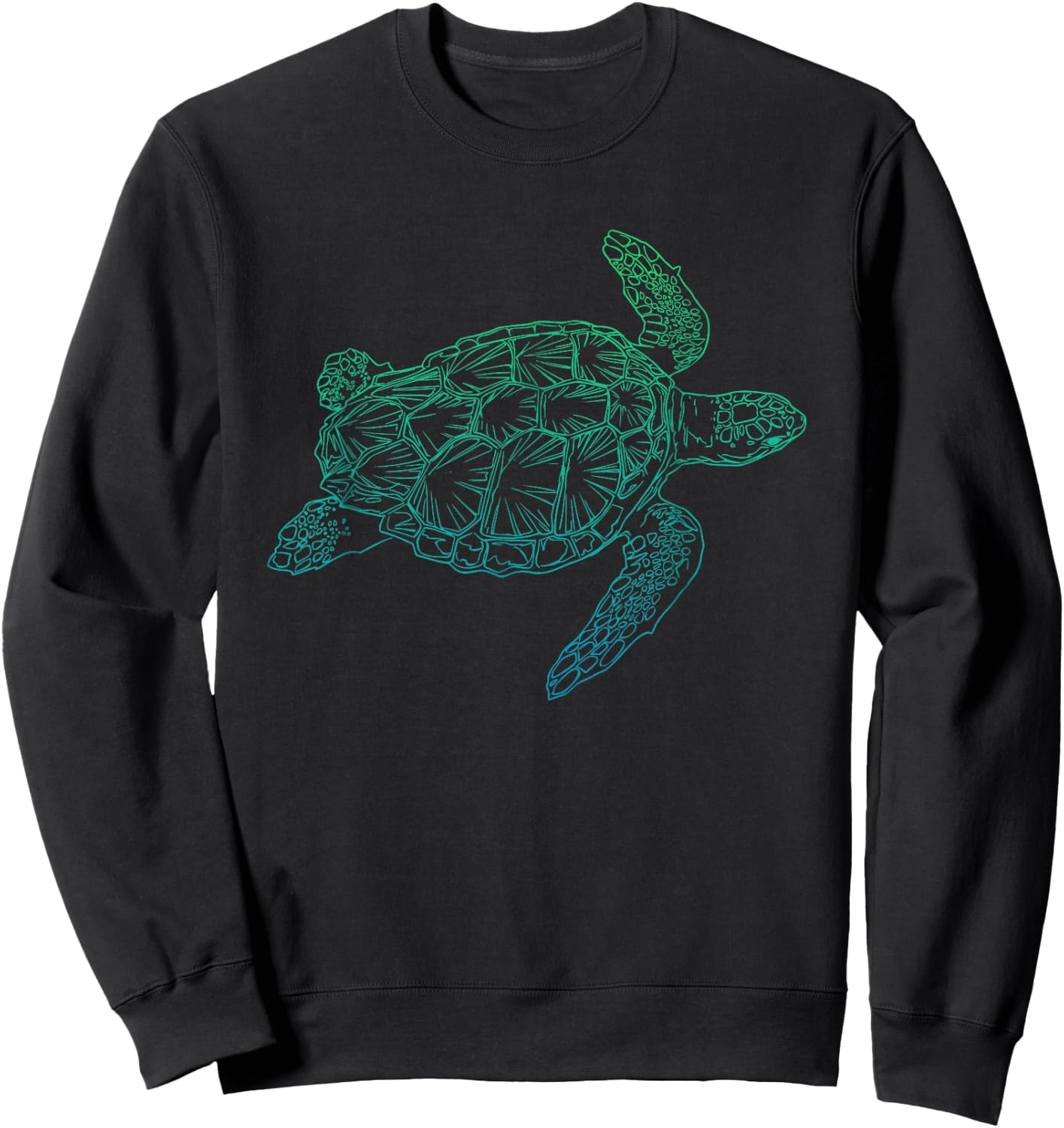 Sea Turtle T Shirt, Save The Sea Turtles, Boys Sea Turtle Sweatshirt - Sweatshirt | Black