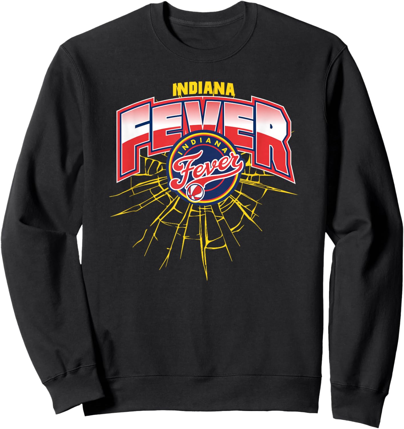 WNBA Indiana Fever Record Breaker Sweatshirt - Sweatshirt | Black