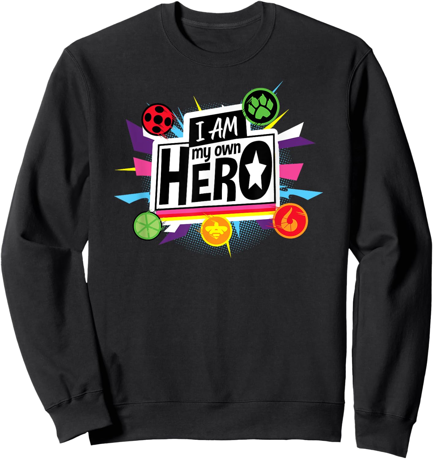 Miraculous Collection My Own Hero Sweatshirt - Sweatshirt | Black