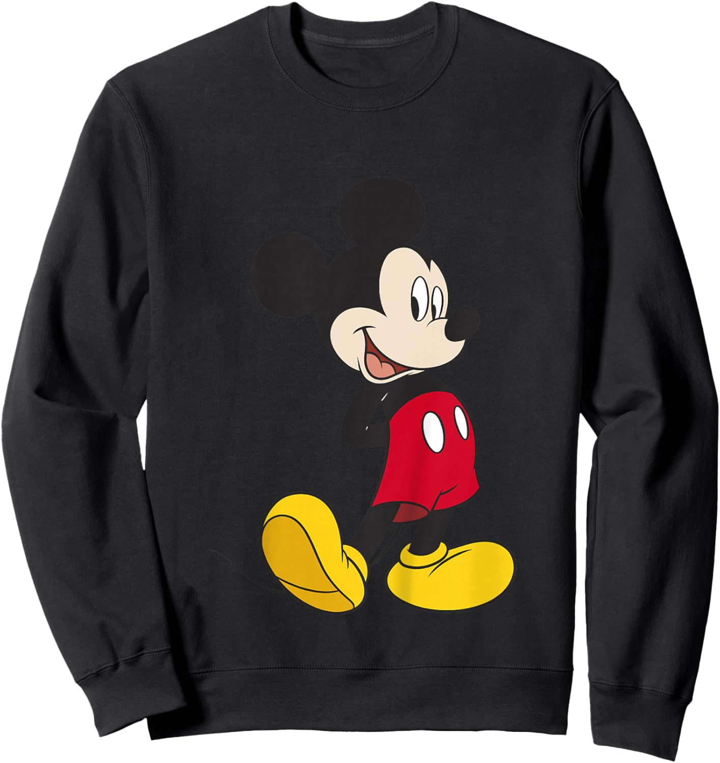 Kids Disney Mickey and Friends Mickey Mouse Classic Pose Youth Sweatshirt - Sweatshirt | Black