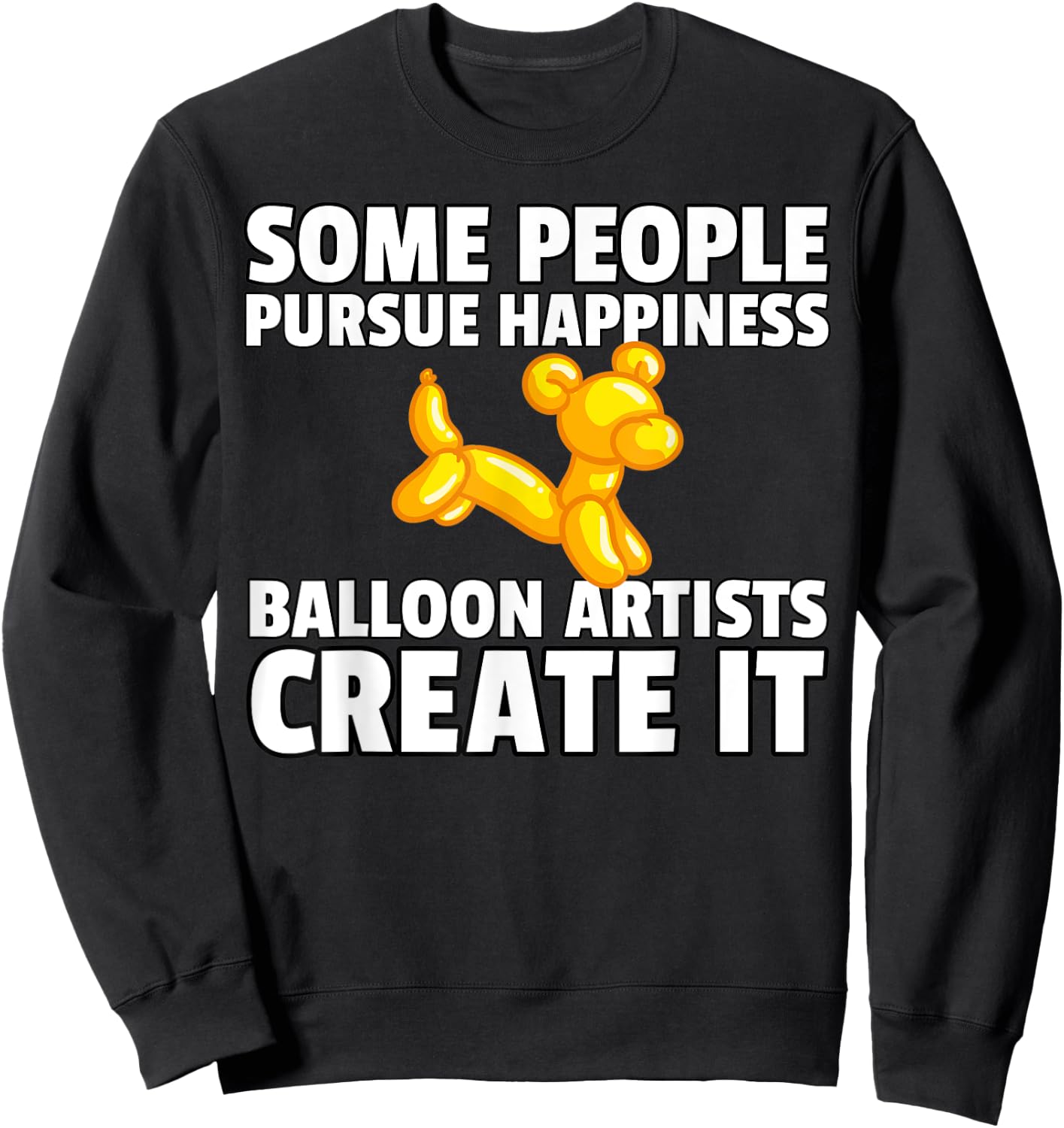 Balloon Animal Gift Artist Twister Sweatshirt - Sweatshirt | Black