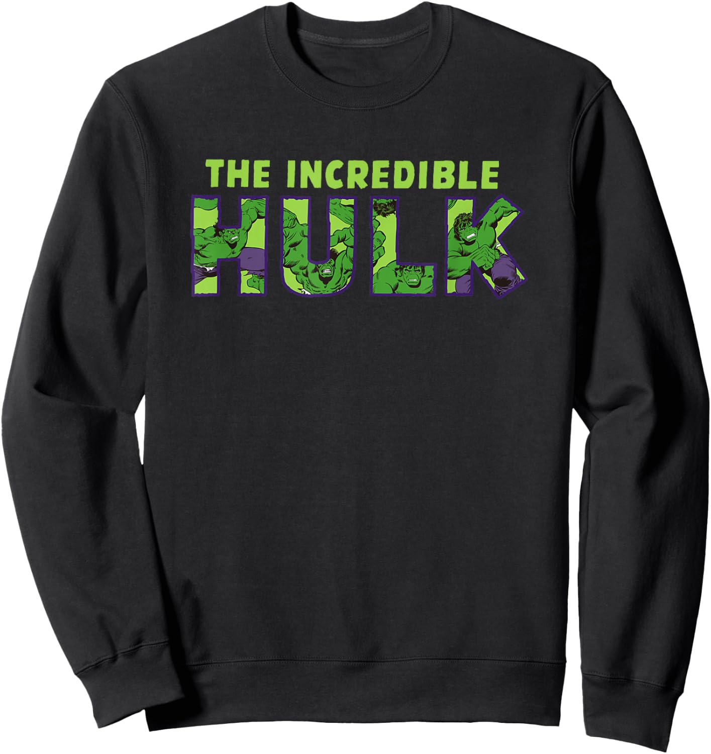 Marvel The Incredible Hulk Sweatshirt - Sweatshirt | Black