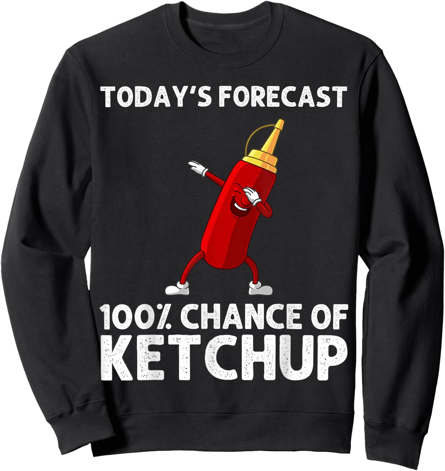 Funny Ketchup Gift Women Ketchup Merchandise Tomato Sweatshirt - Sweatshirt | Black