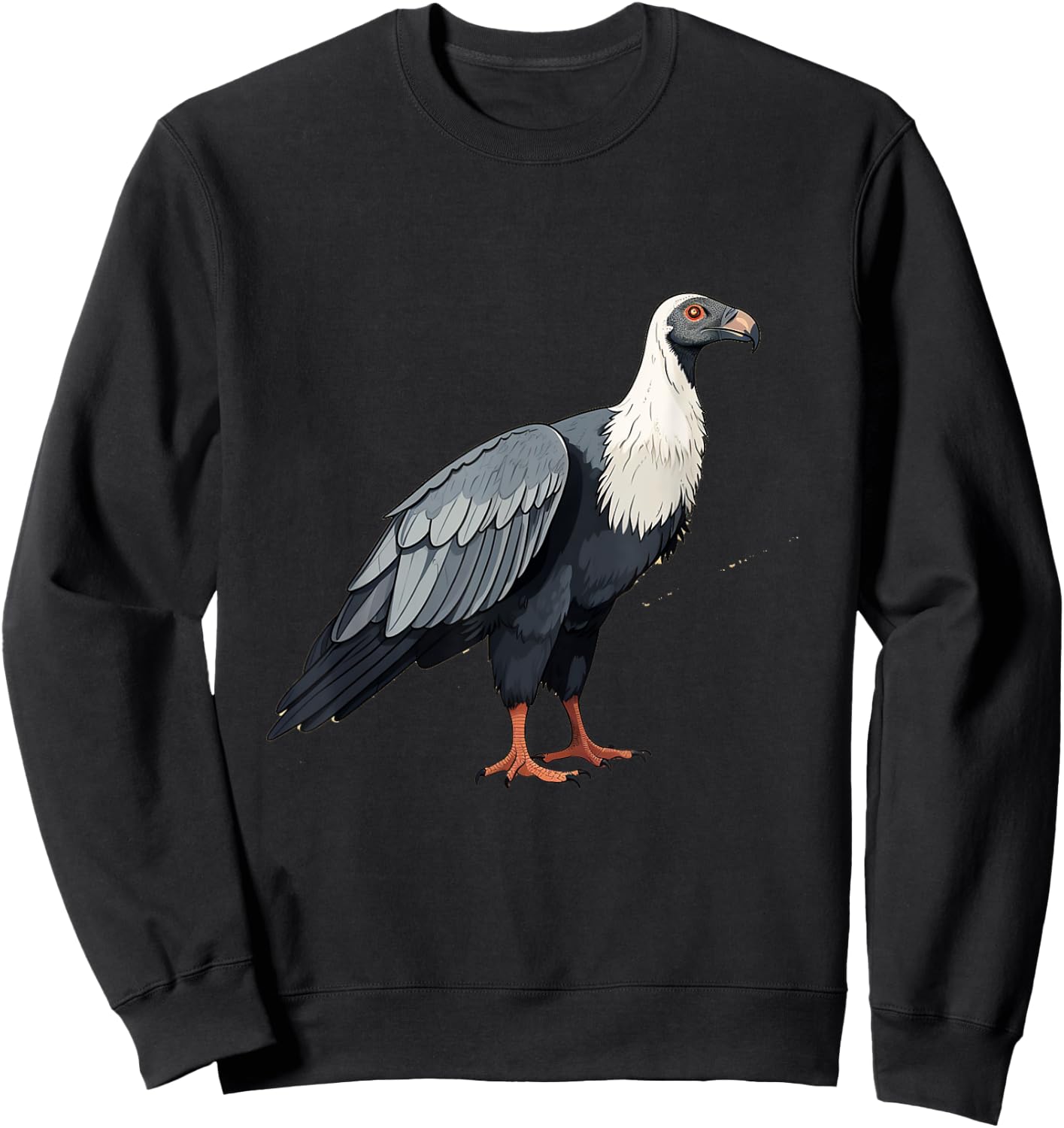 Andean condor bird lover illustration Sweatshirt - Sweatshirt | Black