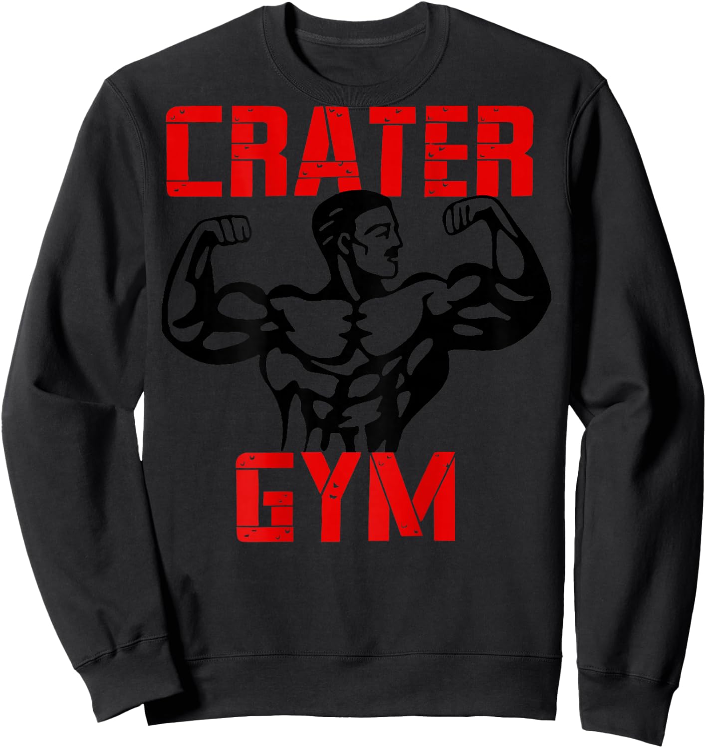 Crater Gym Sweatshirt - Sweatshirt | Black