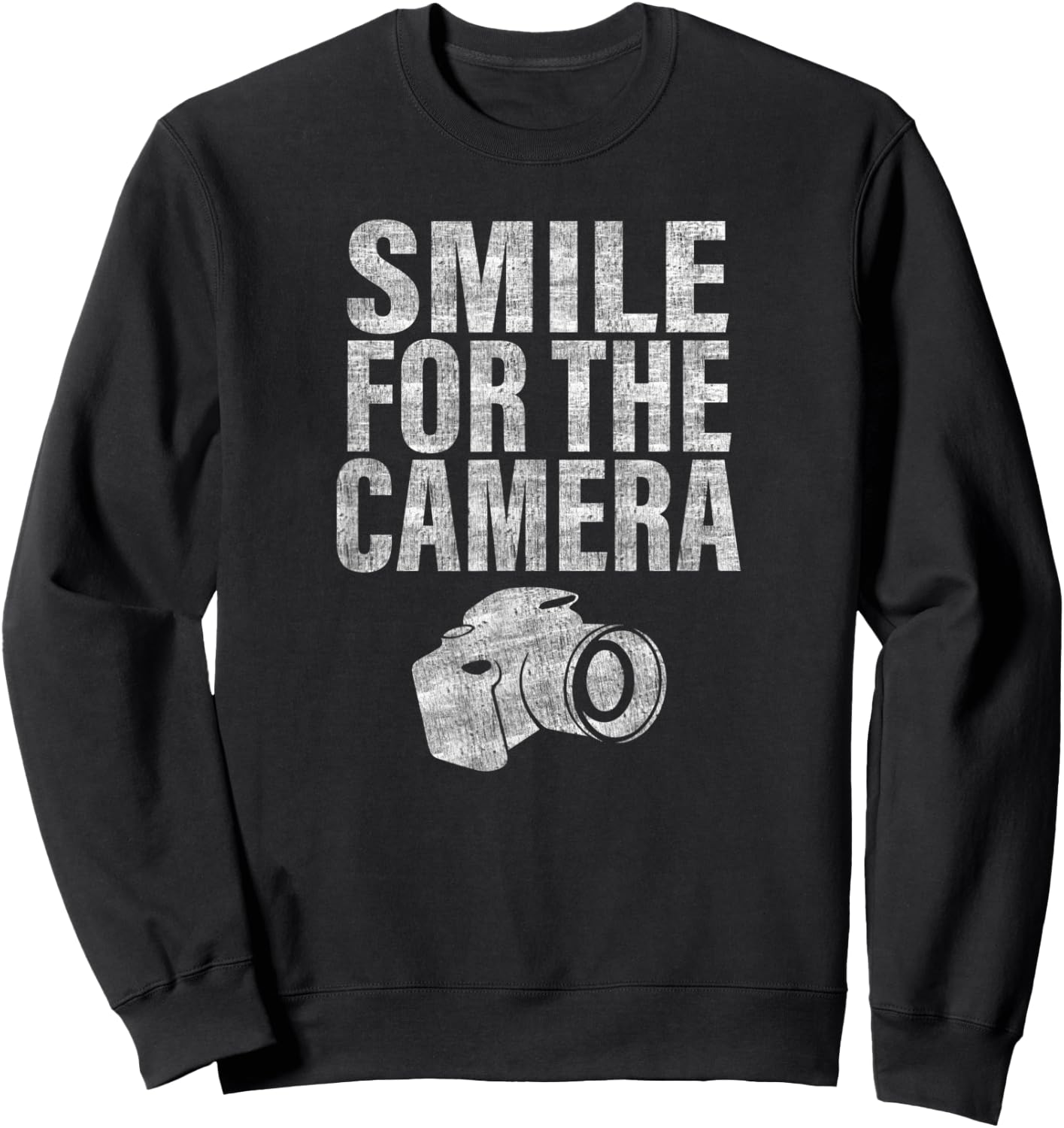 Smile For The Camera Sweatshirt - Sweatshirt | Black