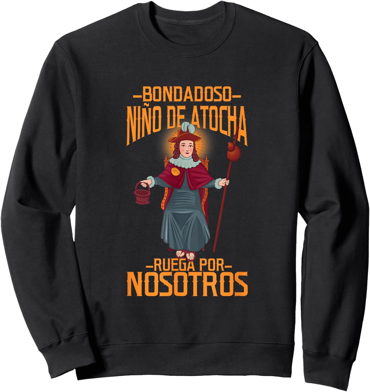 Santo Niño de Atocha. Sweatshirt - Sweatshirt | Black