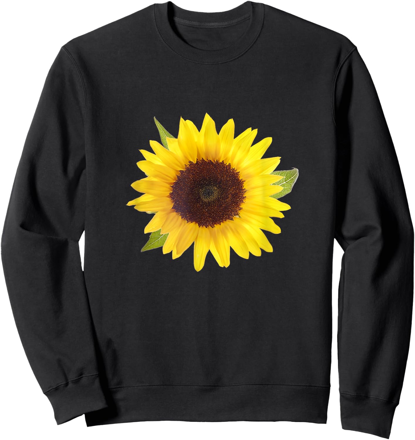 Sunflower Floral Sun Flower, Summer Gardener Men Women Girls Kids Sweatshirt - Sweatshirt | Black