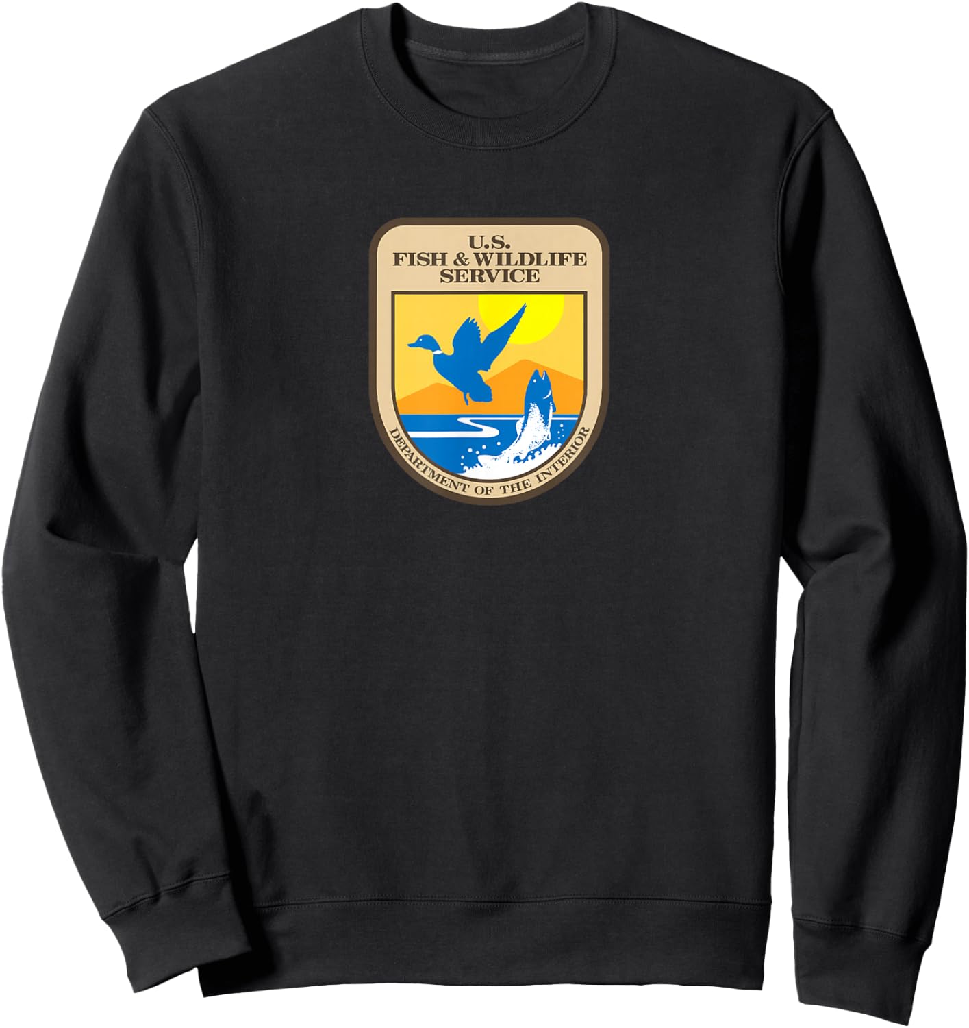 US Fish & Wildlife Service Sweatshirt - Sweatshirt | Black