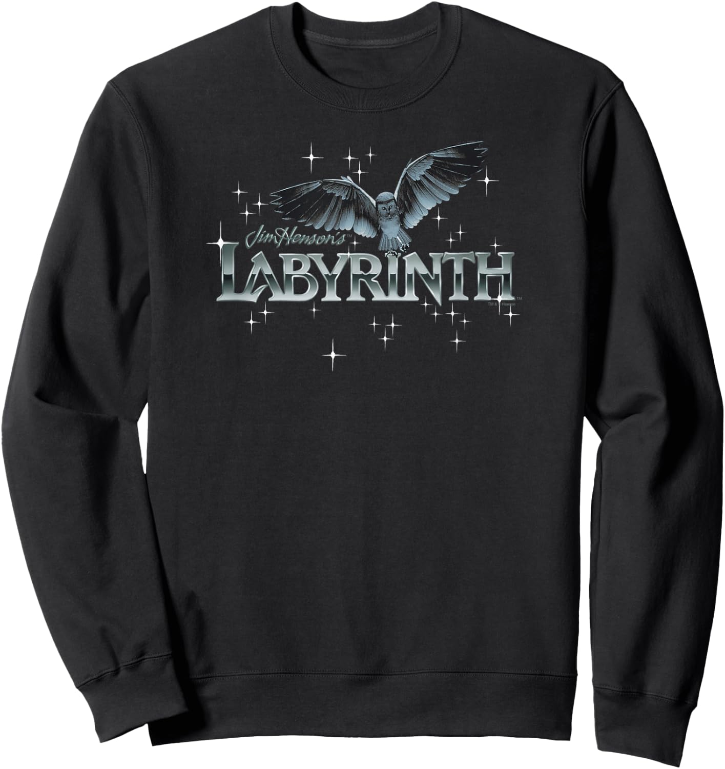 Labyrinth Owl Logo Sweatshirt - Sweatshirt | Black